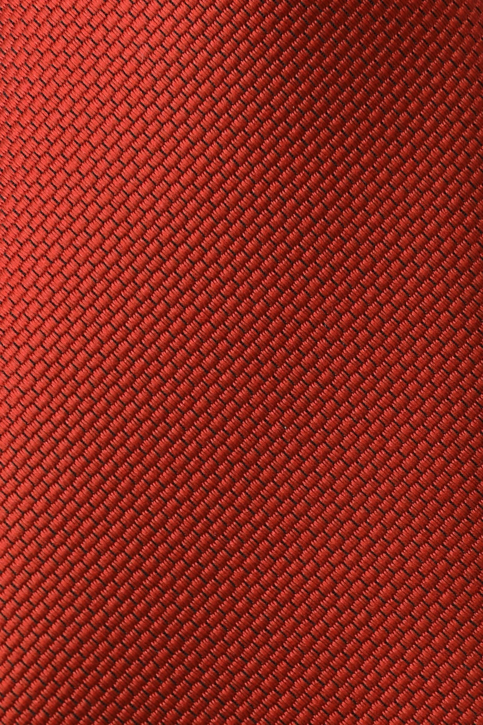 Burnt Orange Rust Weave Kids Necktie - Image 2