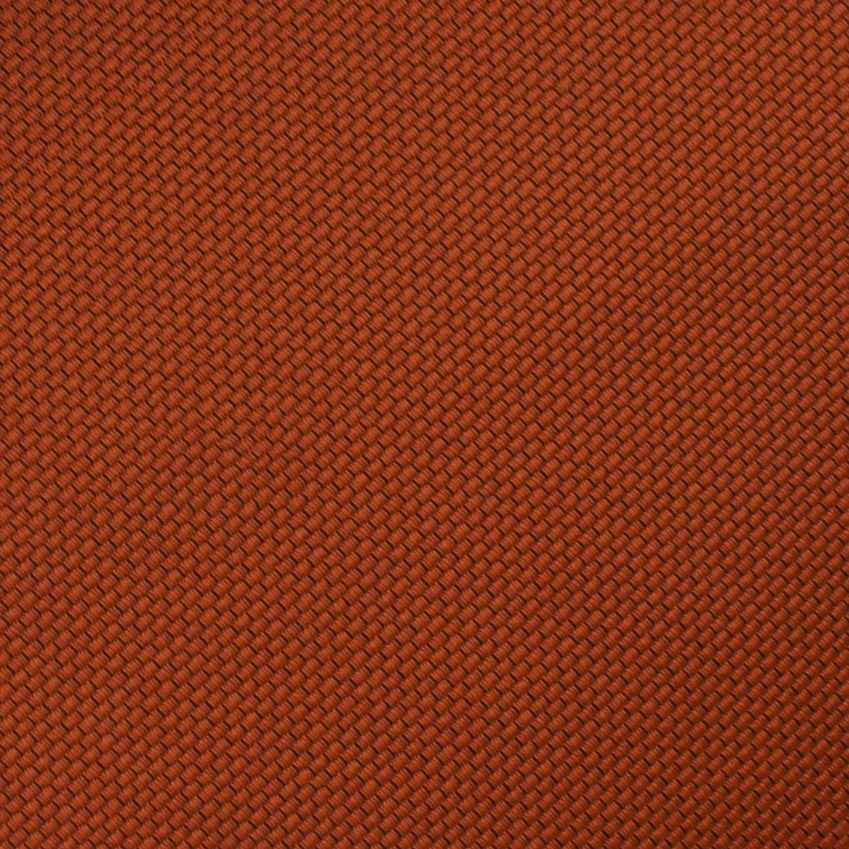 Burnt Orange Rust Weave Skinny Tie - Image 3
