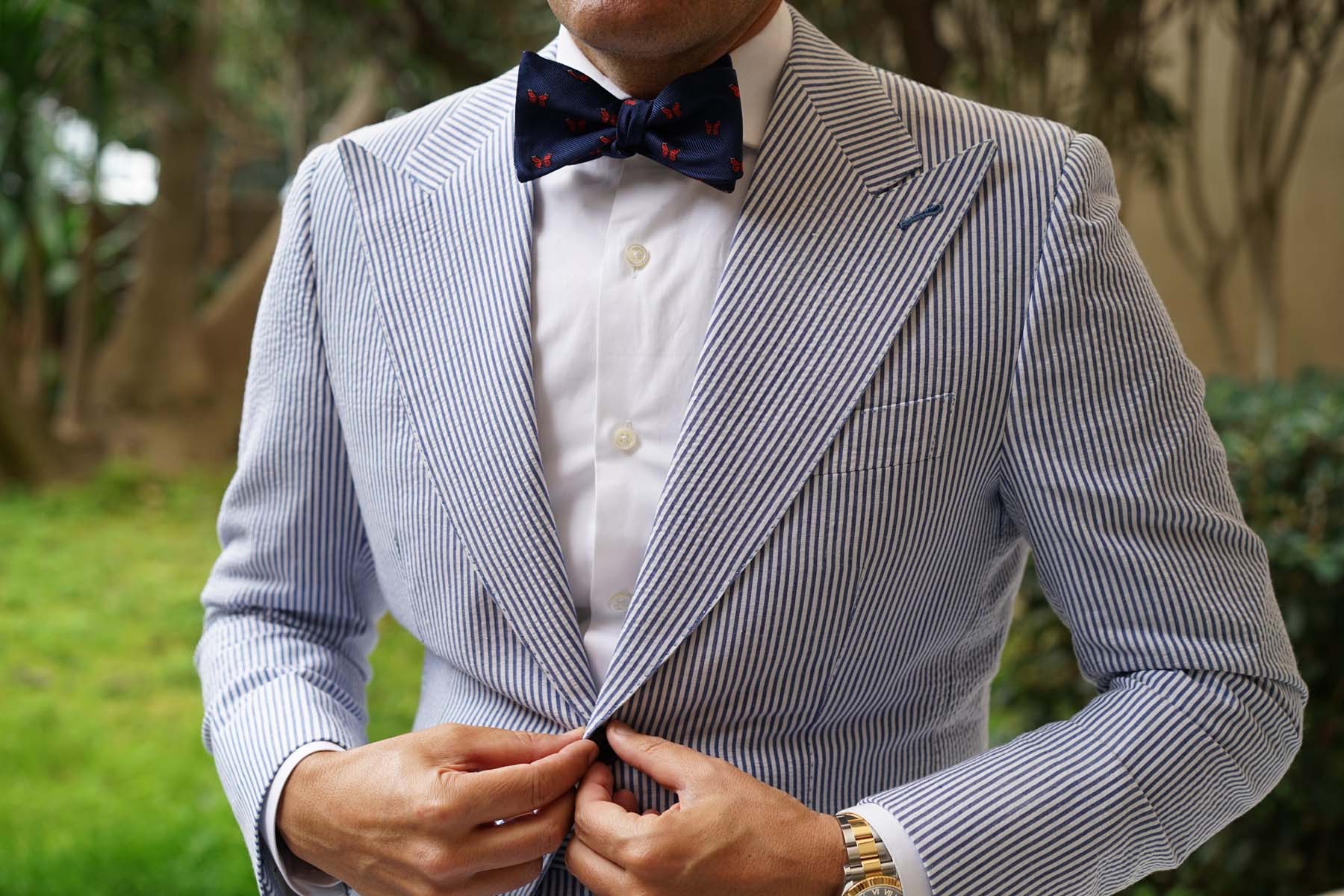 Butterfly Self Bow Tie - Image 9