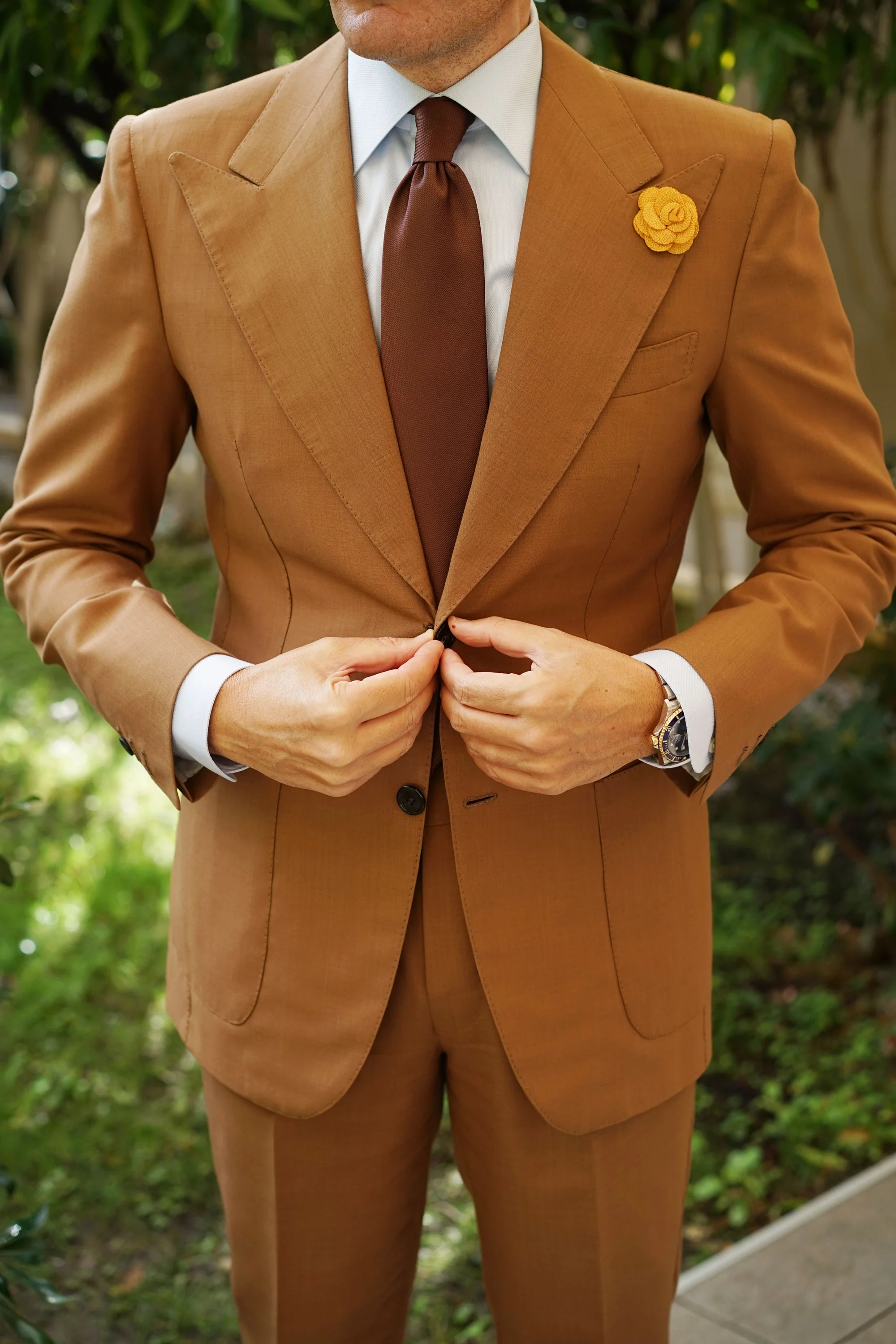 Butterscotch Lapel Flower - Image 4