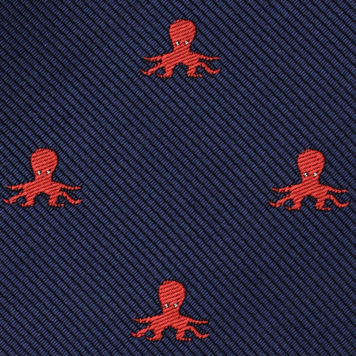Caribbean Coral Octopus Skinny Tie - Image 3