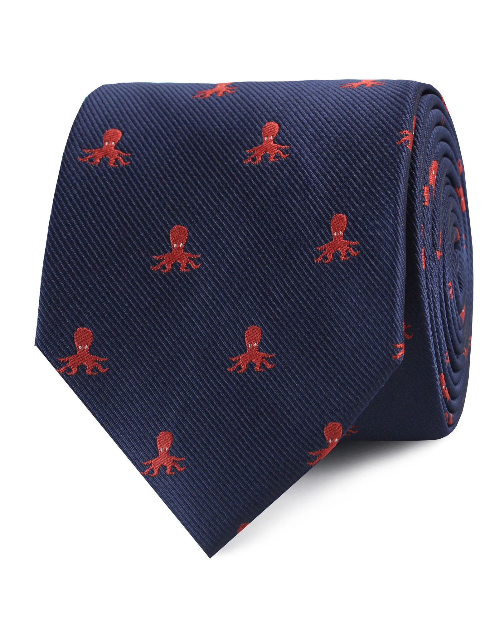 Caribbean Coral Octopus Tie - Image 2