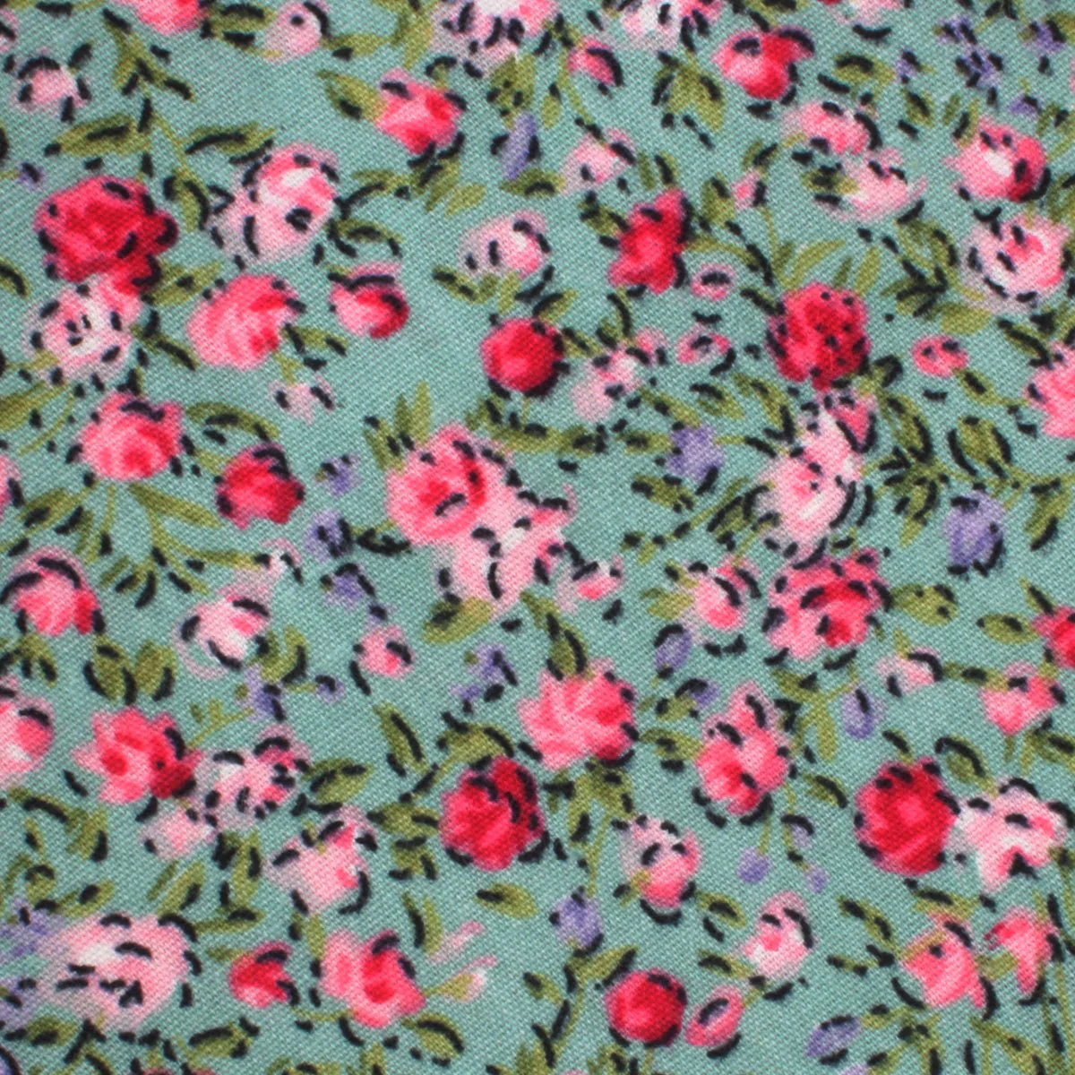 Centifolia Floral Roses Pocket Square - Image 2