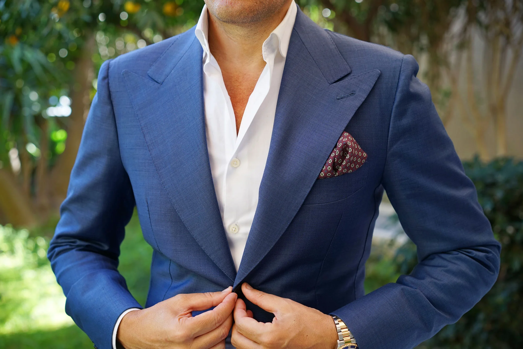 Chairman of The Board Wool Pocket Square - Image 4