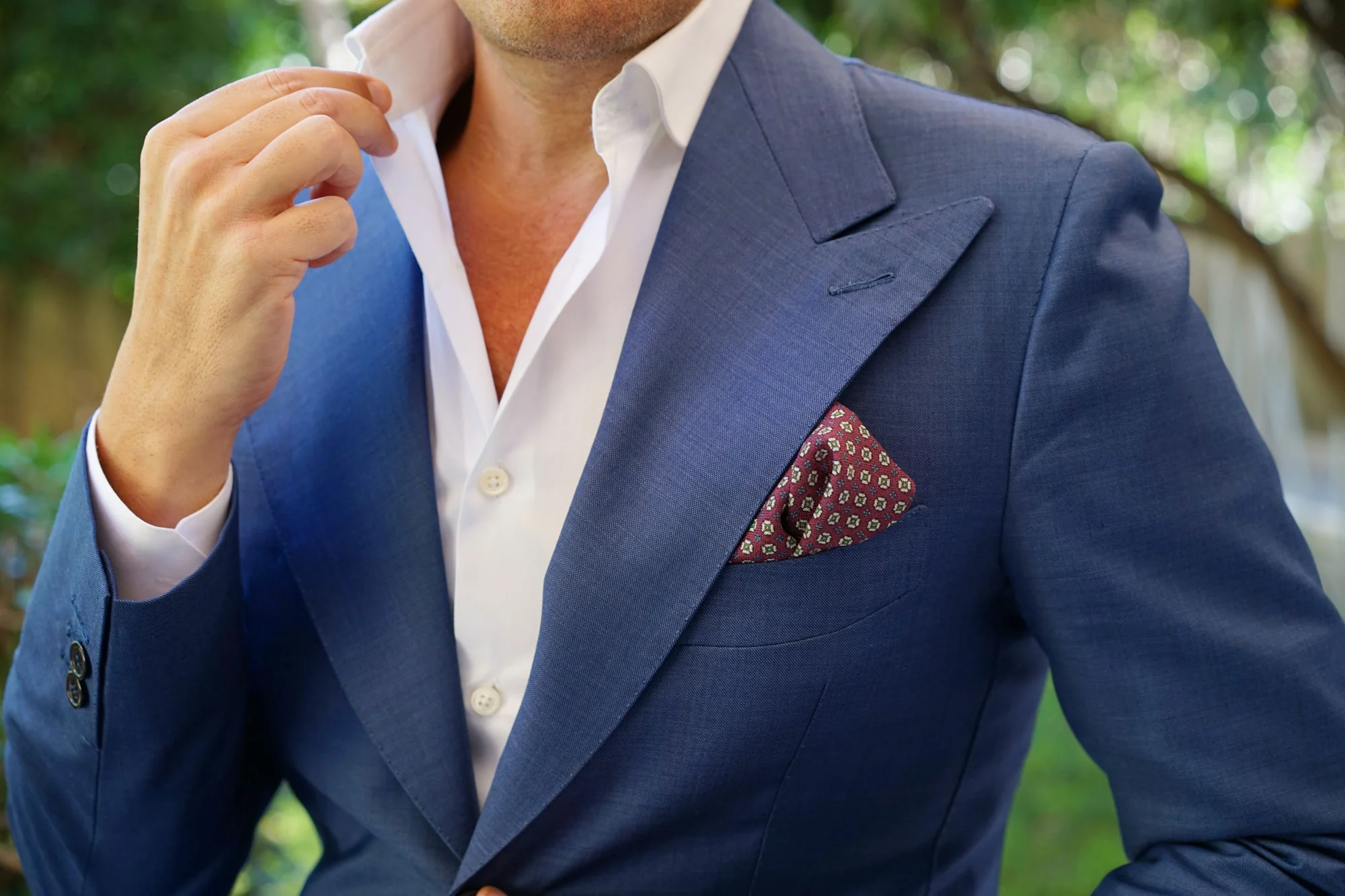 Chairman of The Board Wool Pocket Square - Image 7