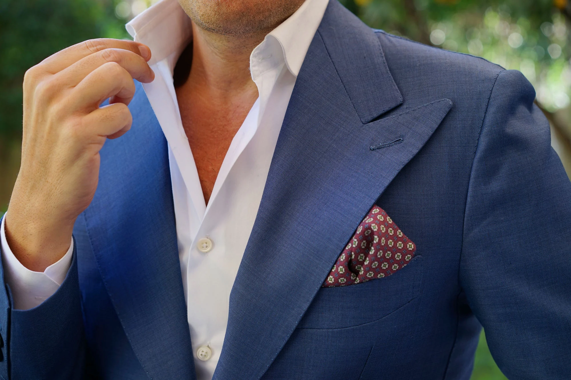 Chairman of The Board Wool Pocket Square - Image 8