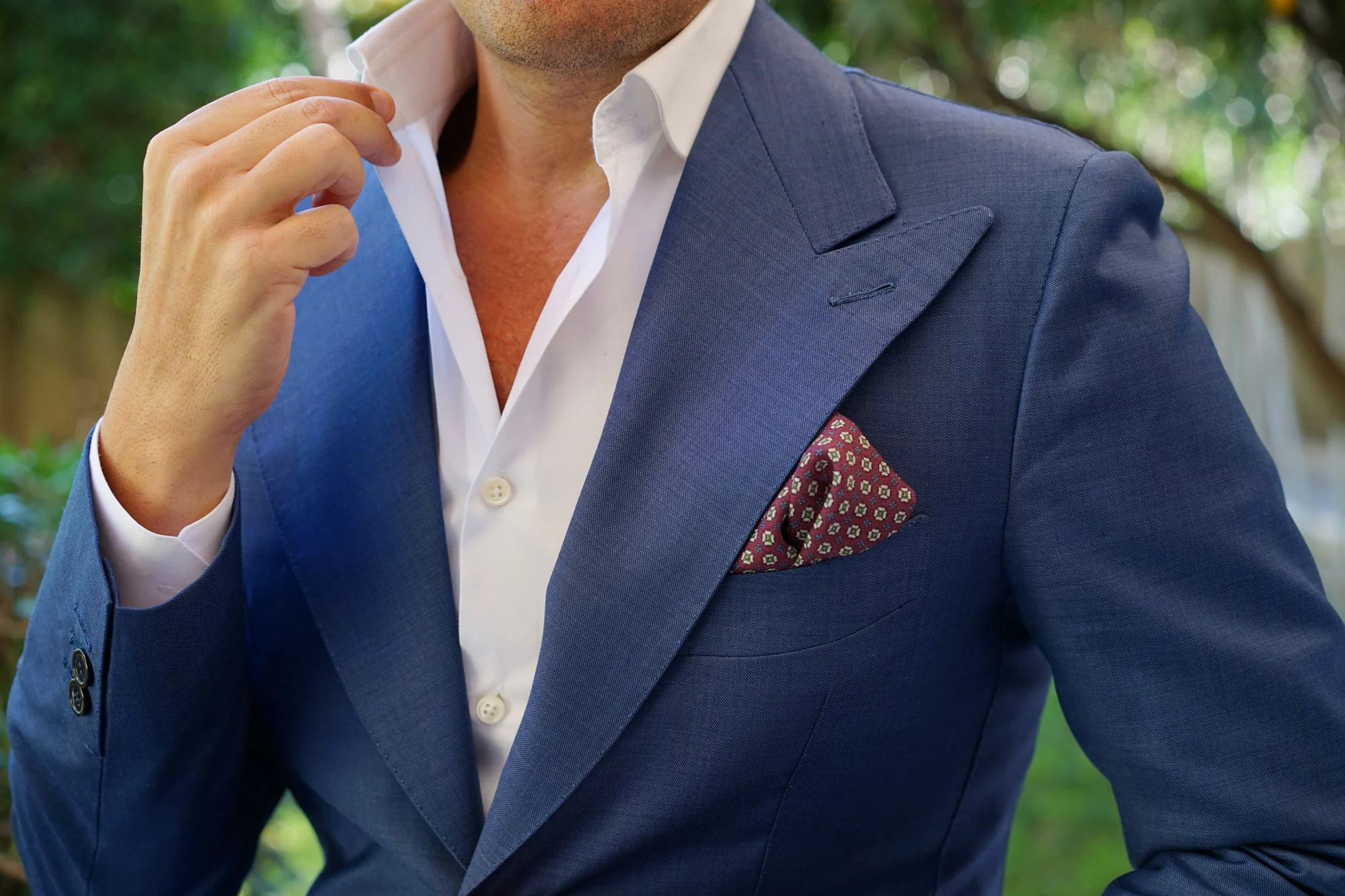 Chairman of The Board Wool Pocket Square - Image 9