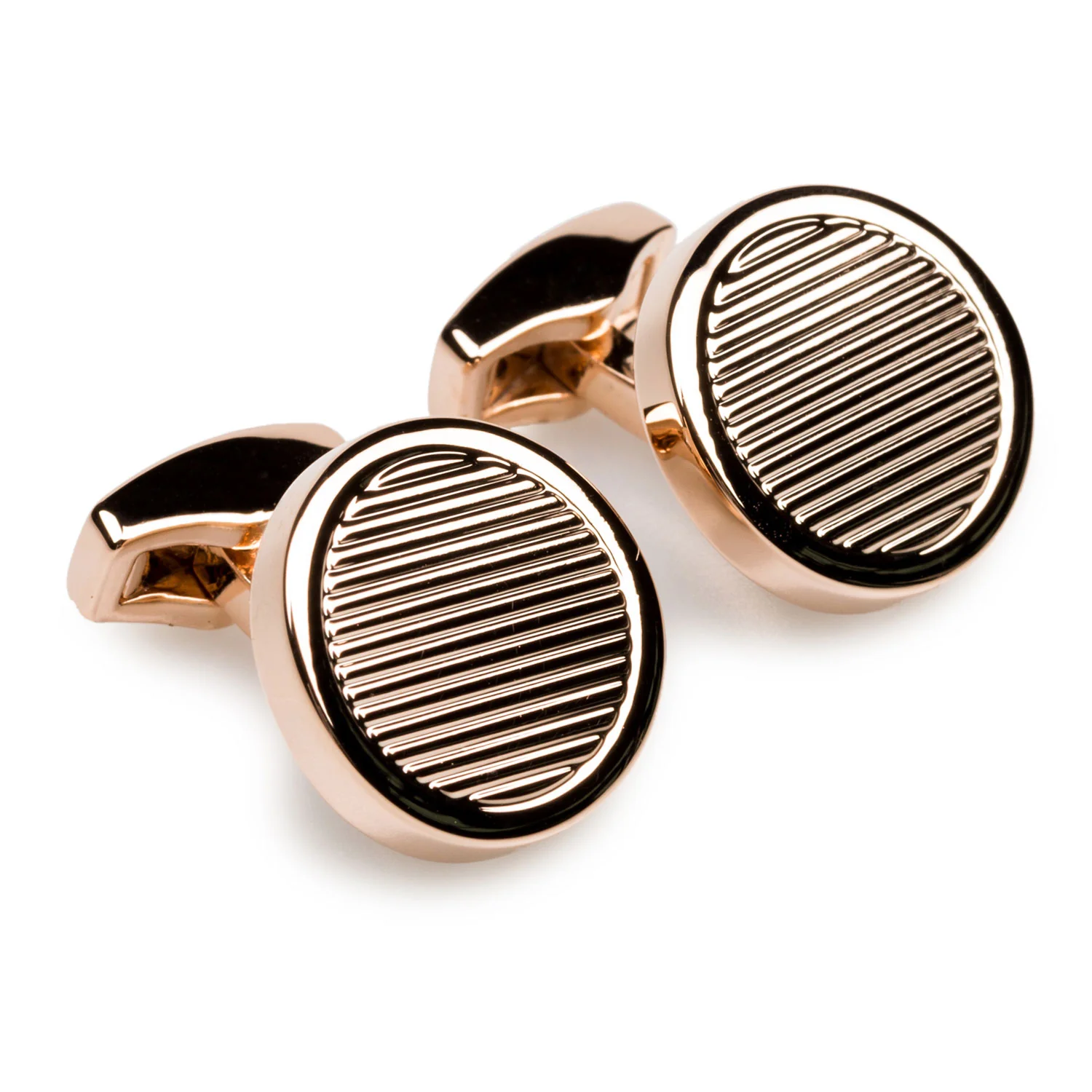 Chairman Rose Gold Cufflinks - Image 2
