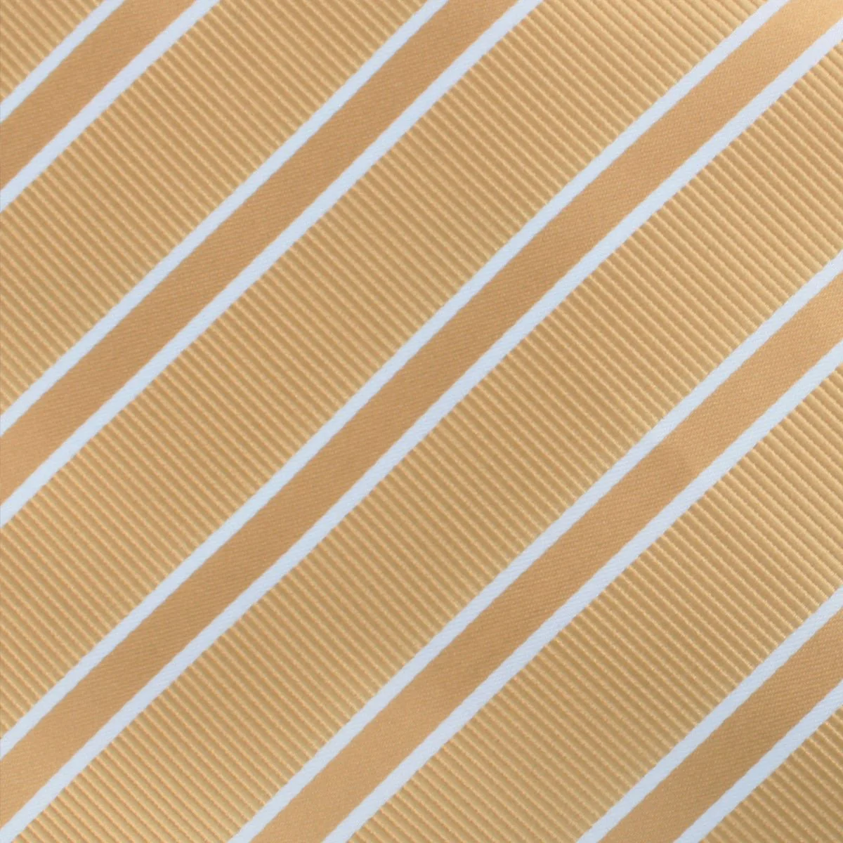 Champagne Gold Double Stripe Self Bow Tie - Image 3