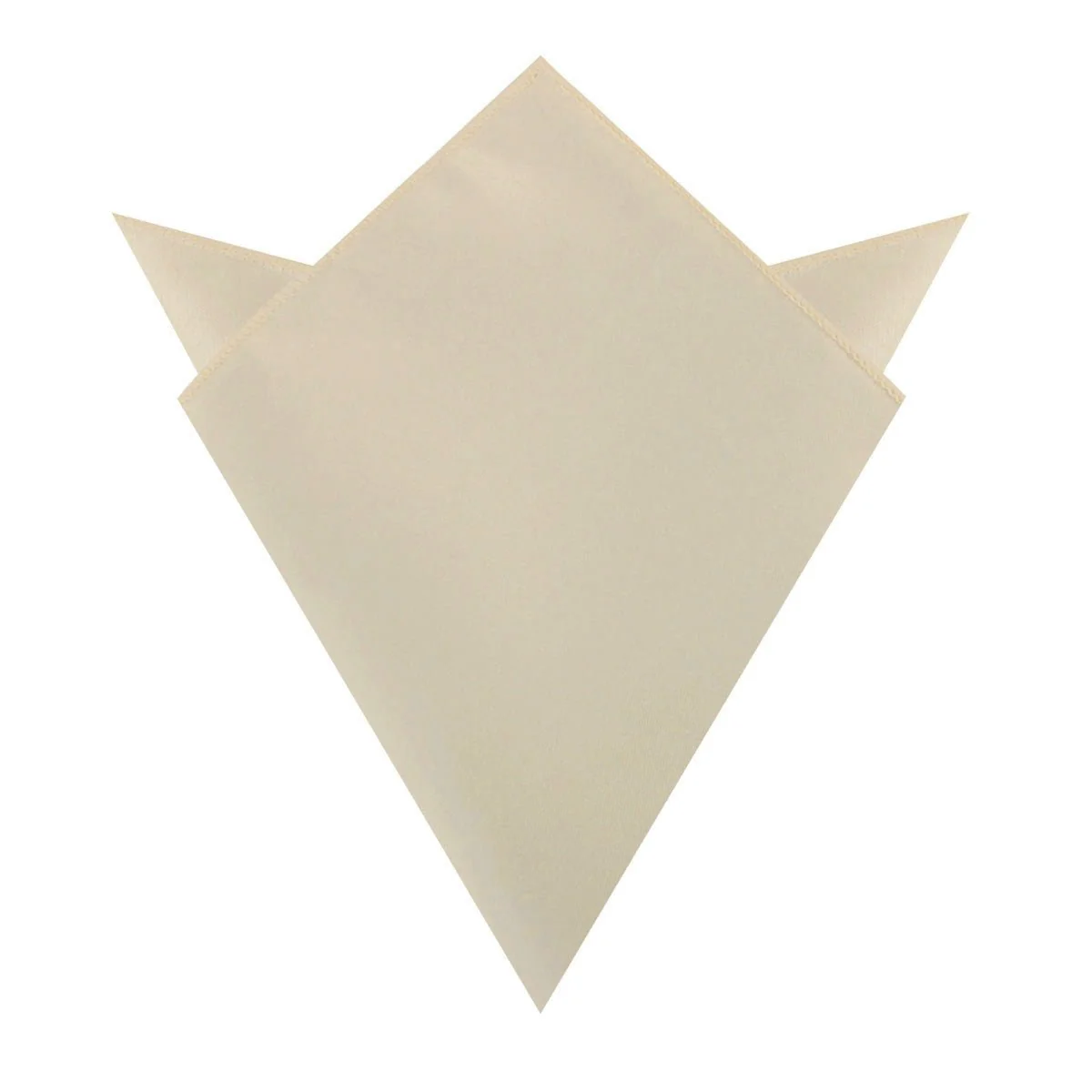 Champagne Satin Pocket Square