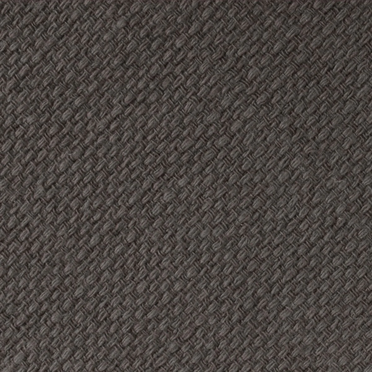 Charcoal Graphite Weave Linen Necktie - Image 3