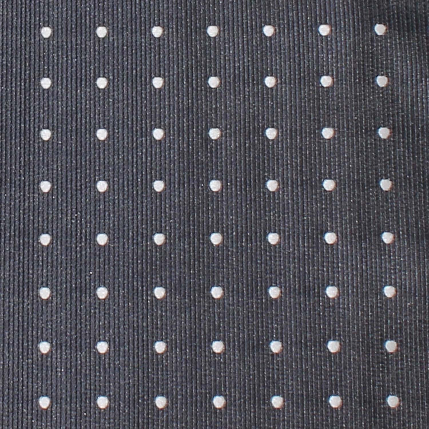 Charcoal Grey with White Polka Dots Bow Tie - Image 2