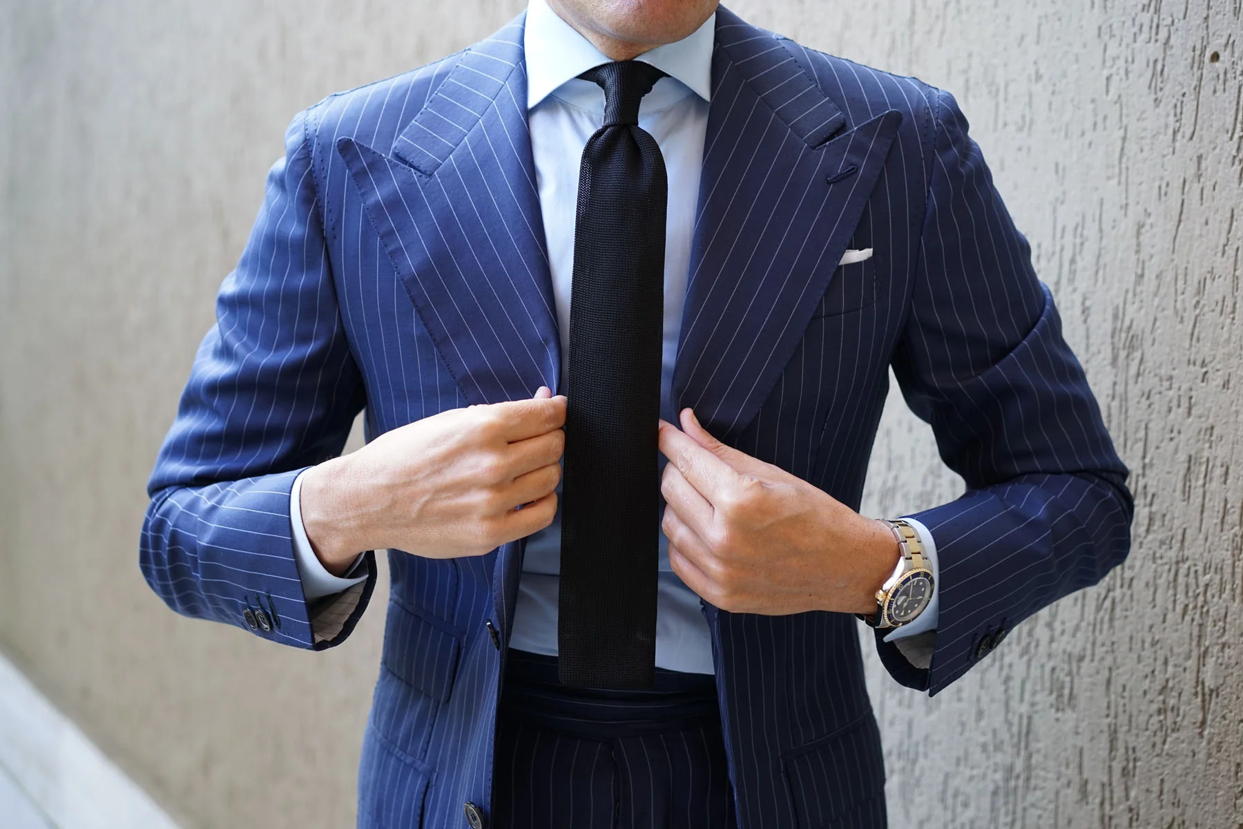 Chopin Black Knitted Tie - Image 10