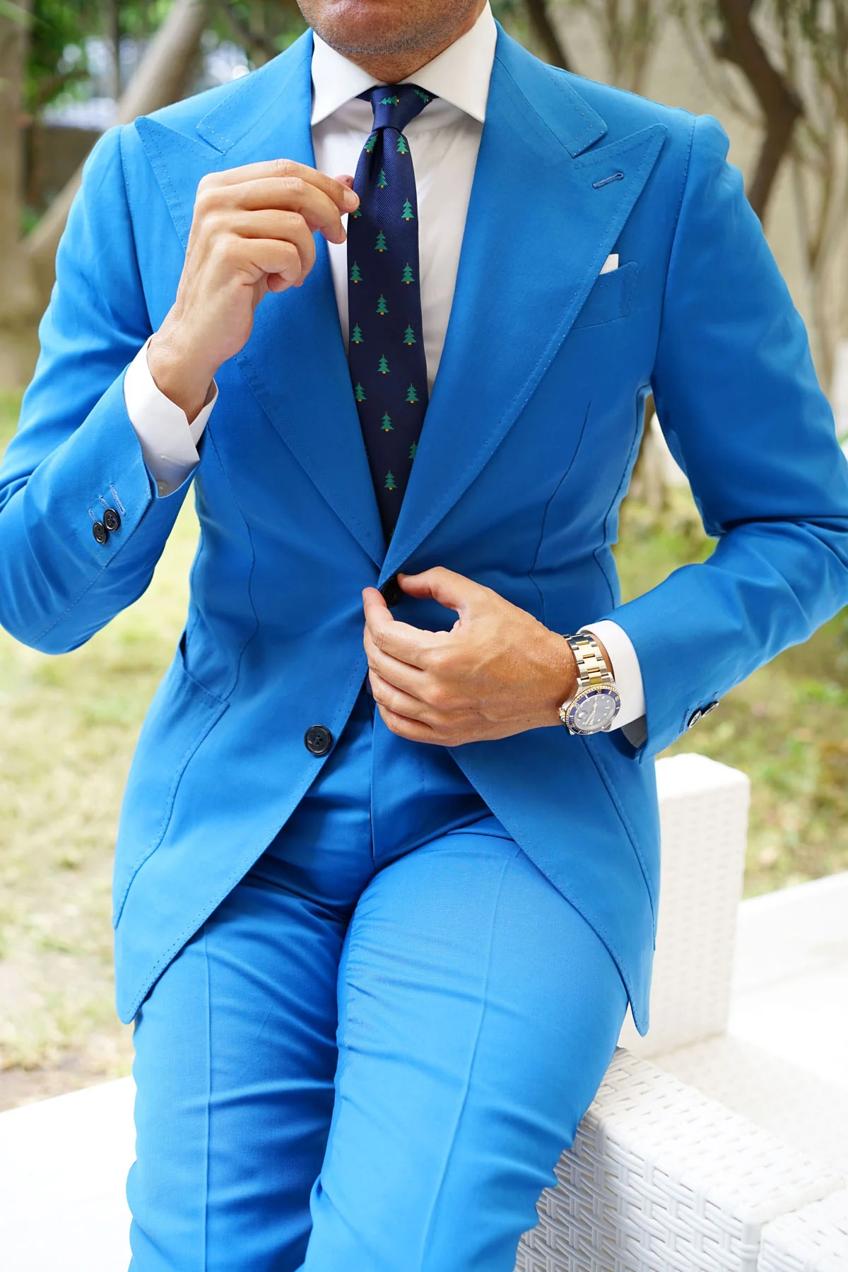 Christmas Tree Skinny Tie - Image 7