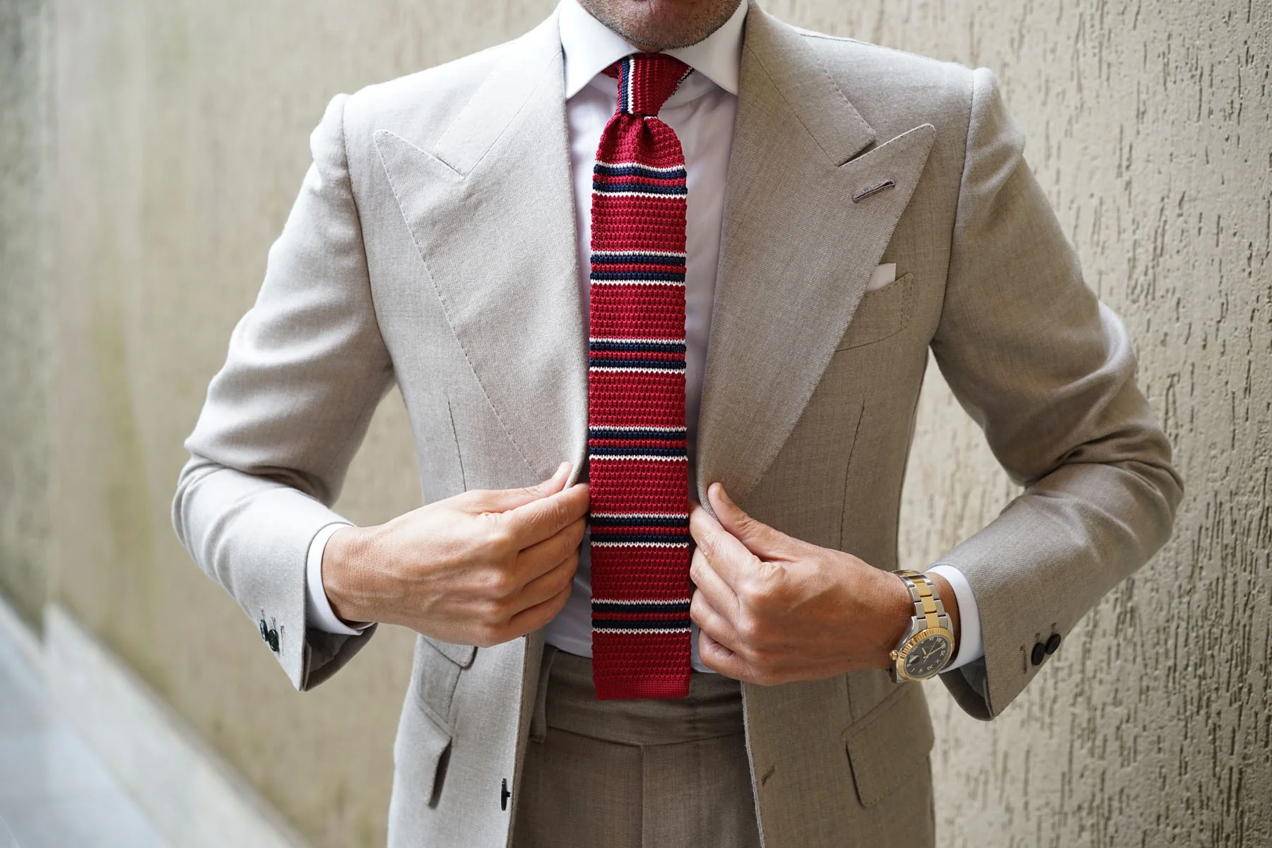 Coccotti Red Knitted Tie - Image 9