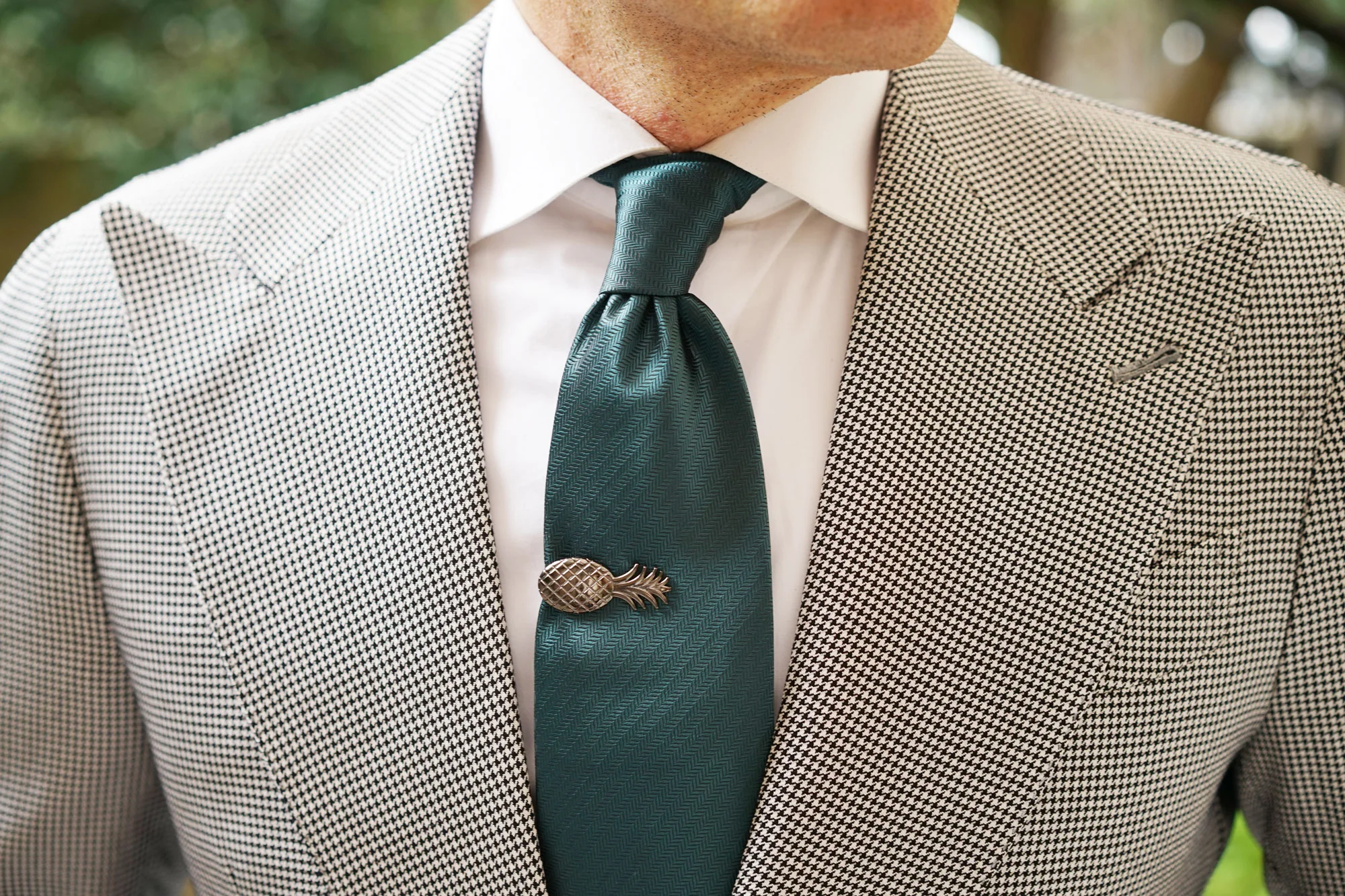 Colombian Pineapple Gunmetal Tie Bar - Image 8