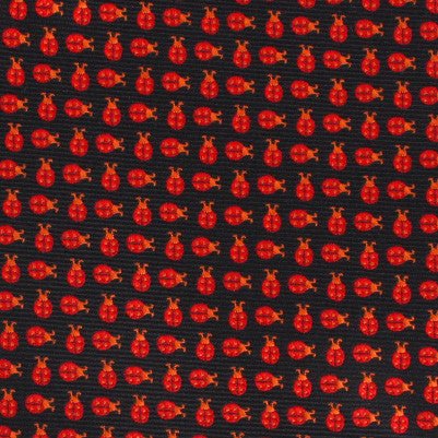 Coquelicot Red Beetle Self Bow Tie - Image 3
