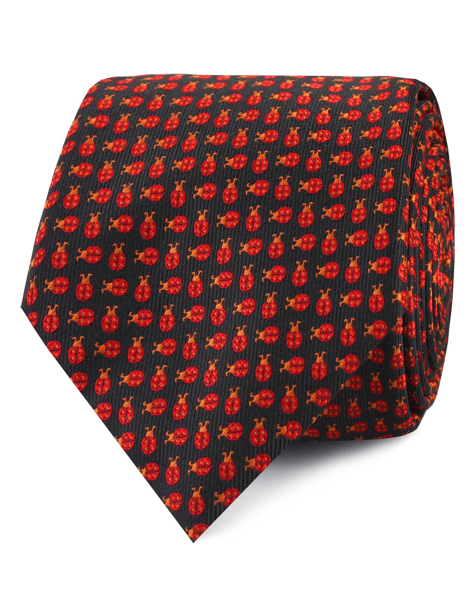 Coquelicot Red Beetle Tie - Image 2