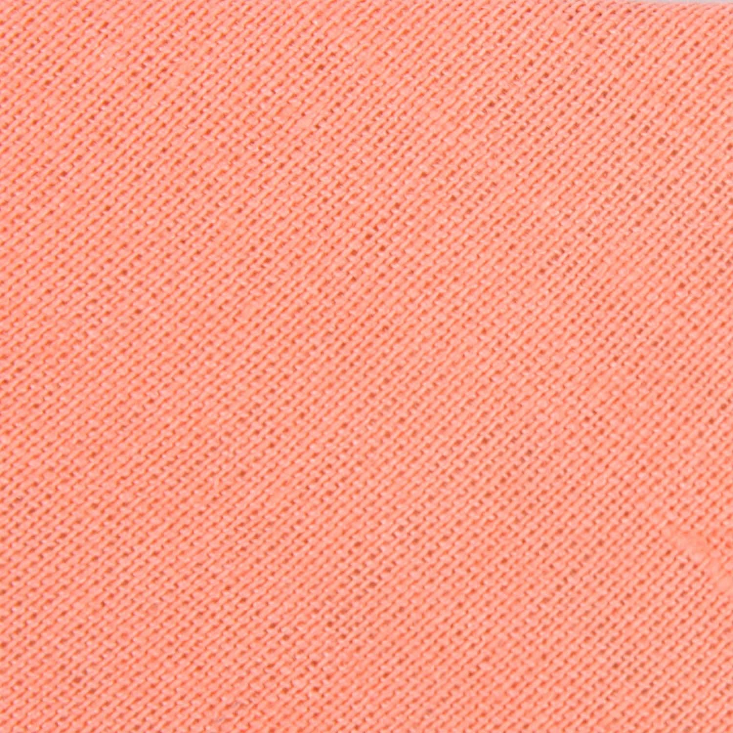 Coral Pink Linen Bow Tie - Image 2