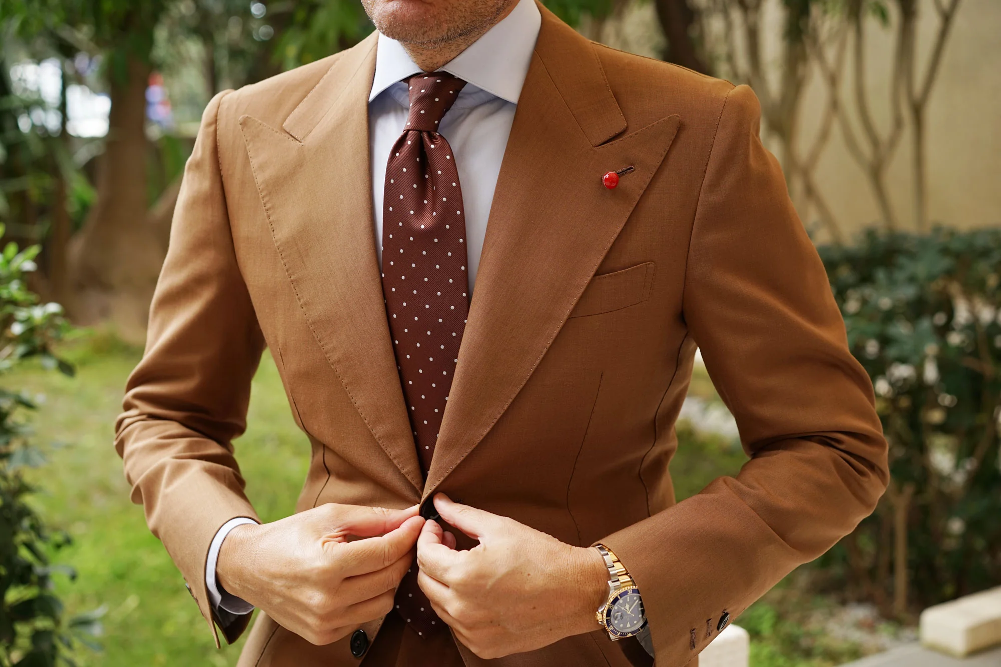 Cricket Ball Lapel Pin - Image 3