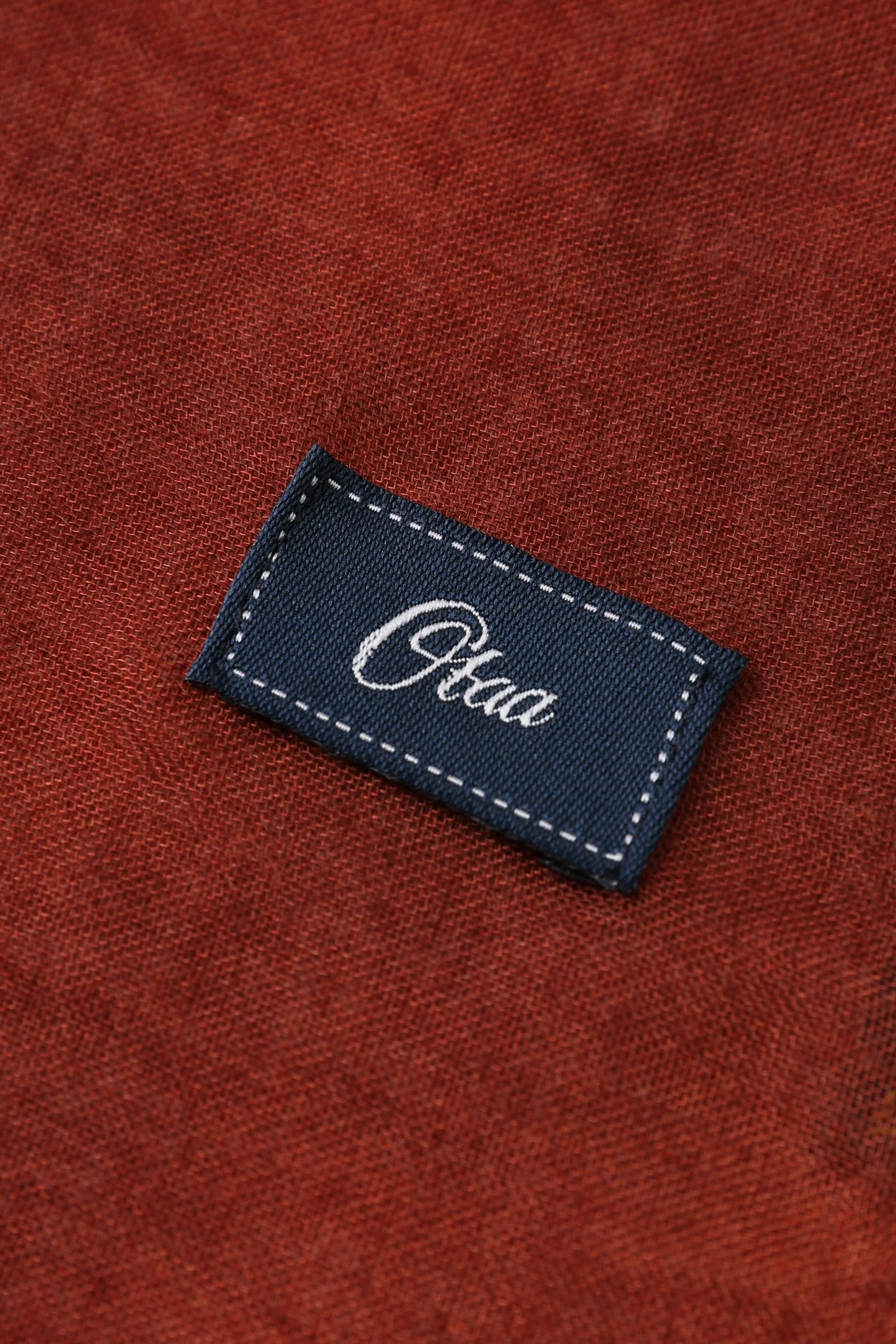Crimson Mosaic Scarf - Image 3