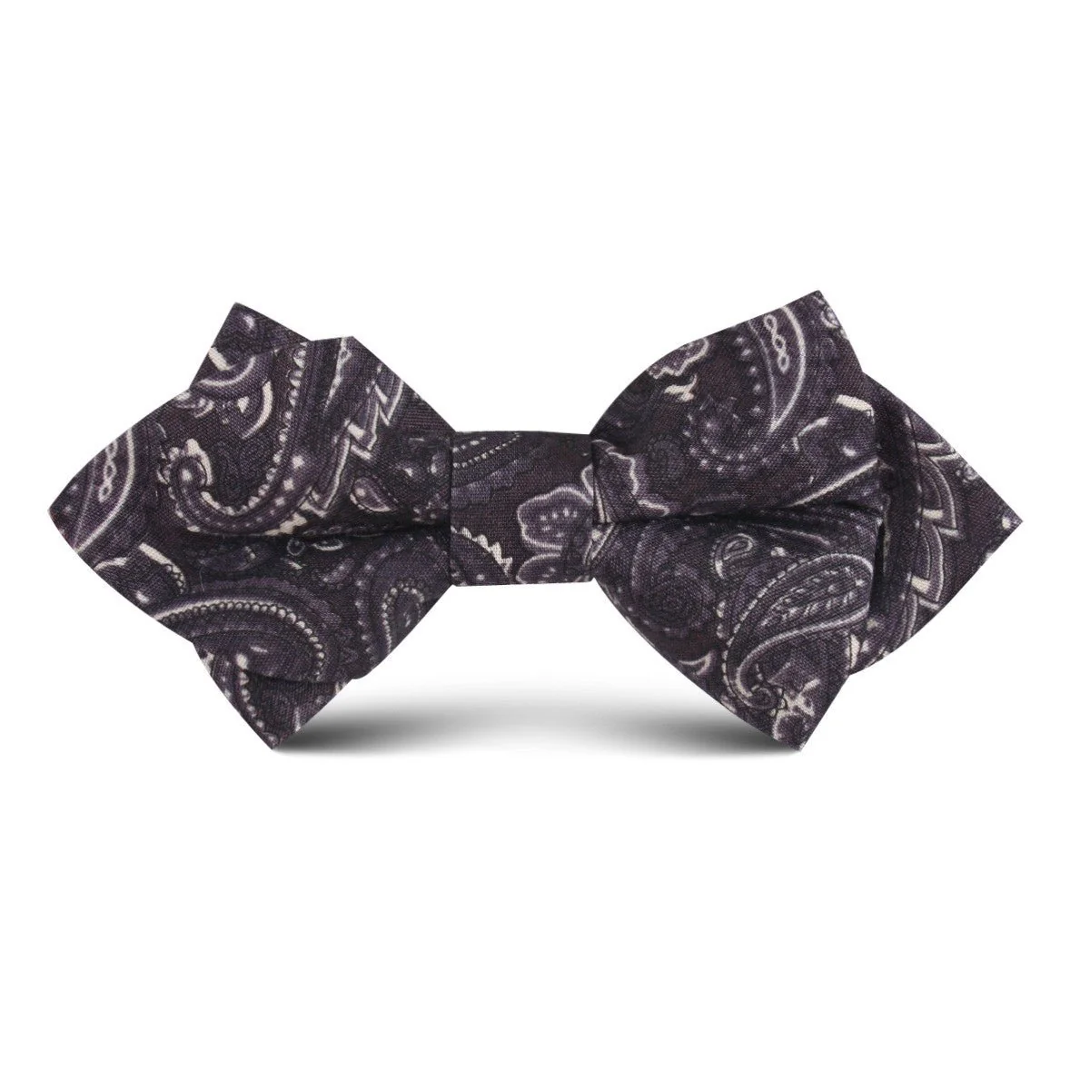 Culaccino Kettle Black Paisley Kids Diamond Bow Tie
