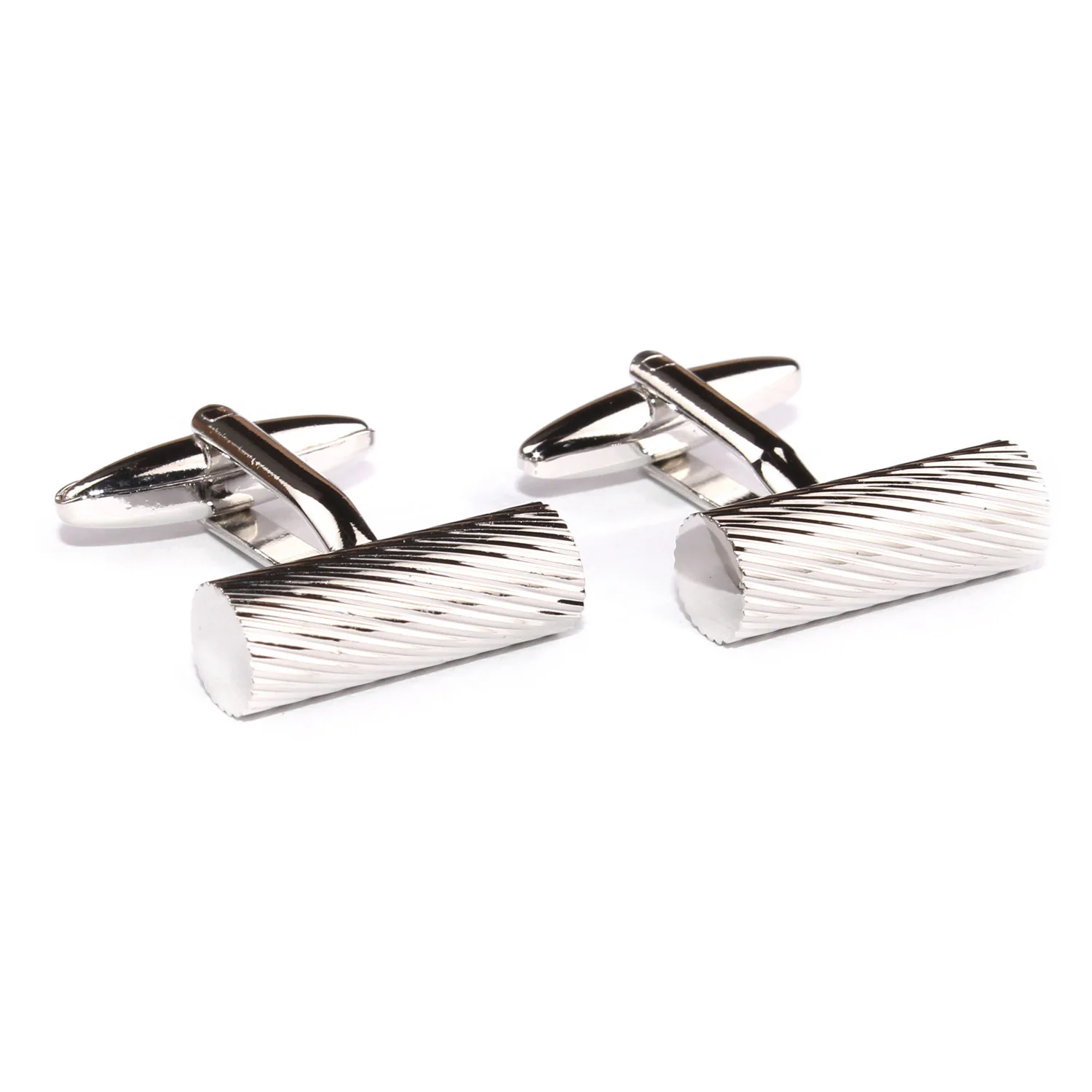 Cylinder Groove Cufflinks - Image 2