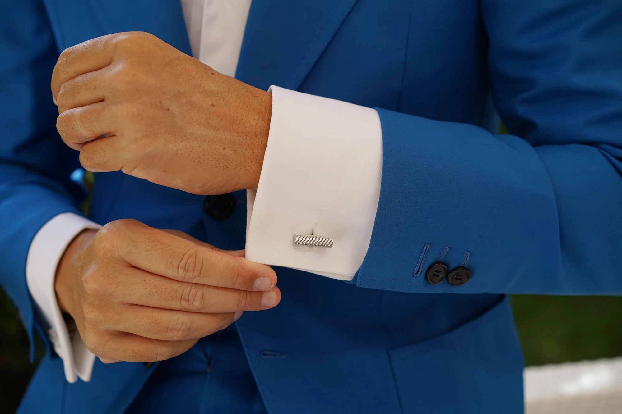 Cylinder Groove Cufflinks - Image 8