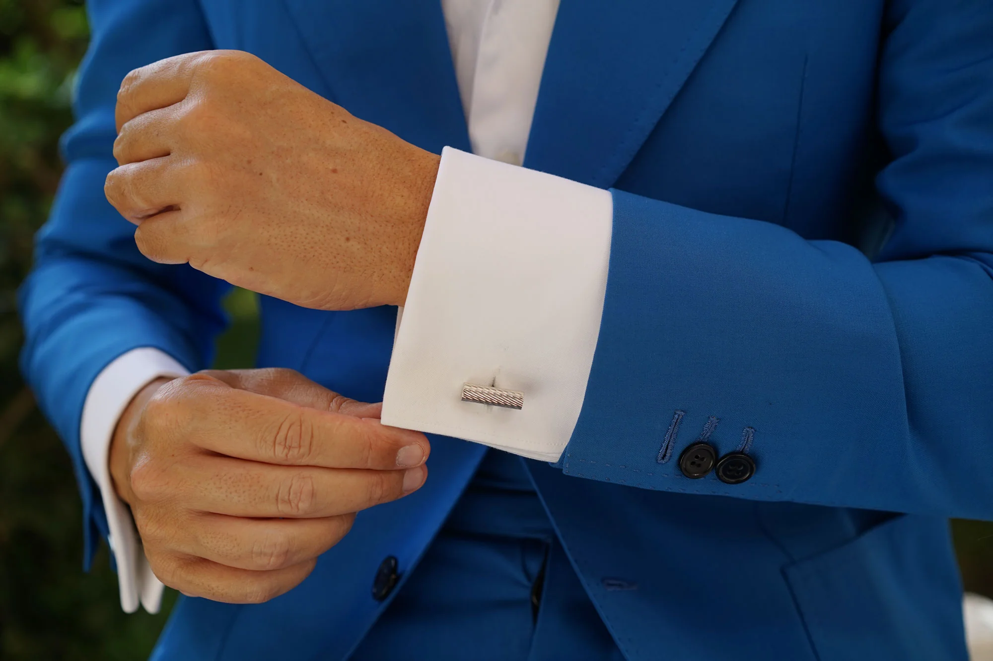 Cylinder Groove Cufflinks - Image 9
