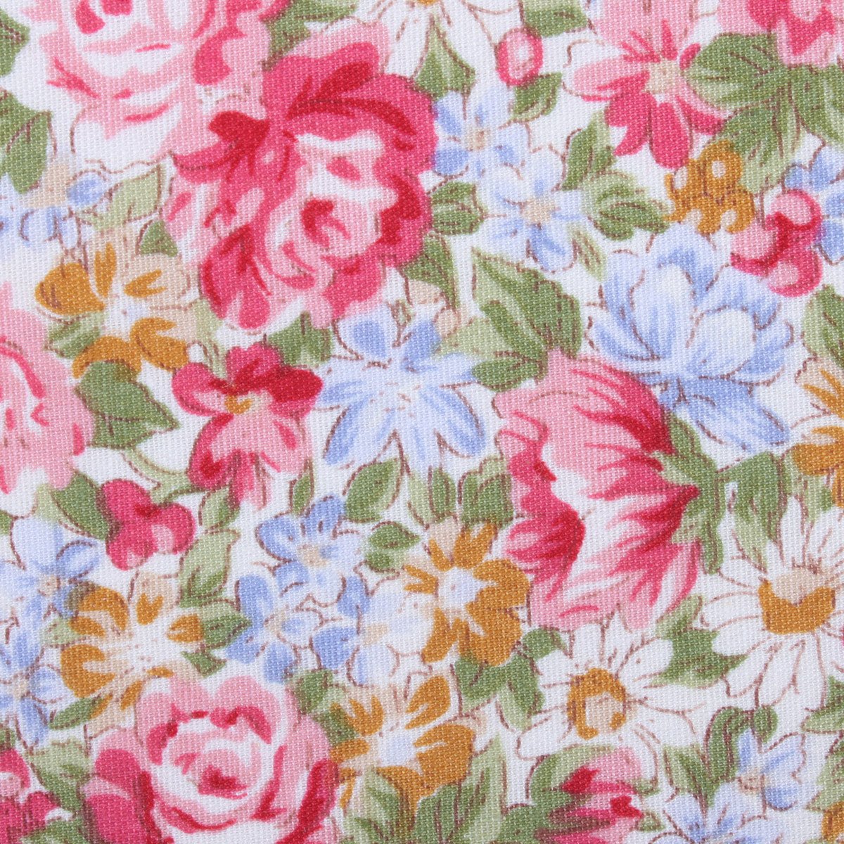 Daisy Floral Diamond Self Bow Tie - Image 3