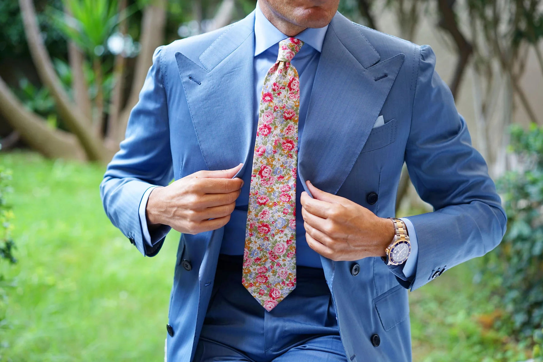 Daisy Floral Tie - Image 4