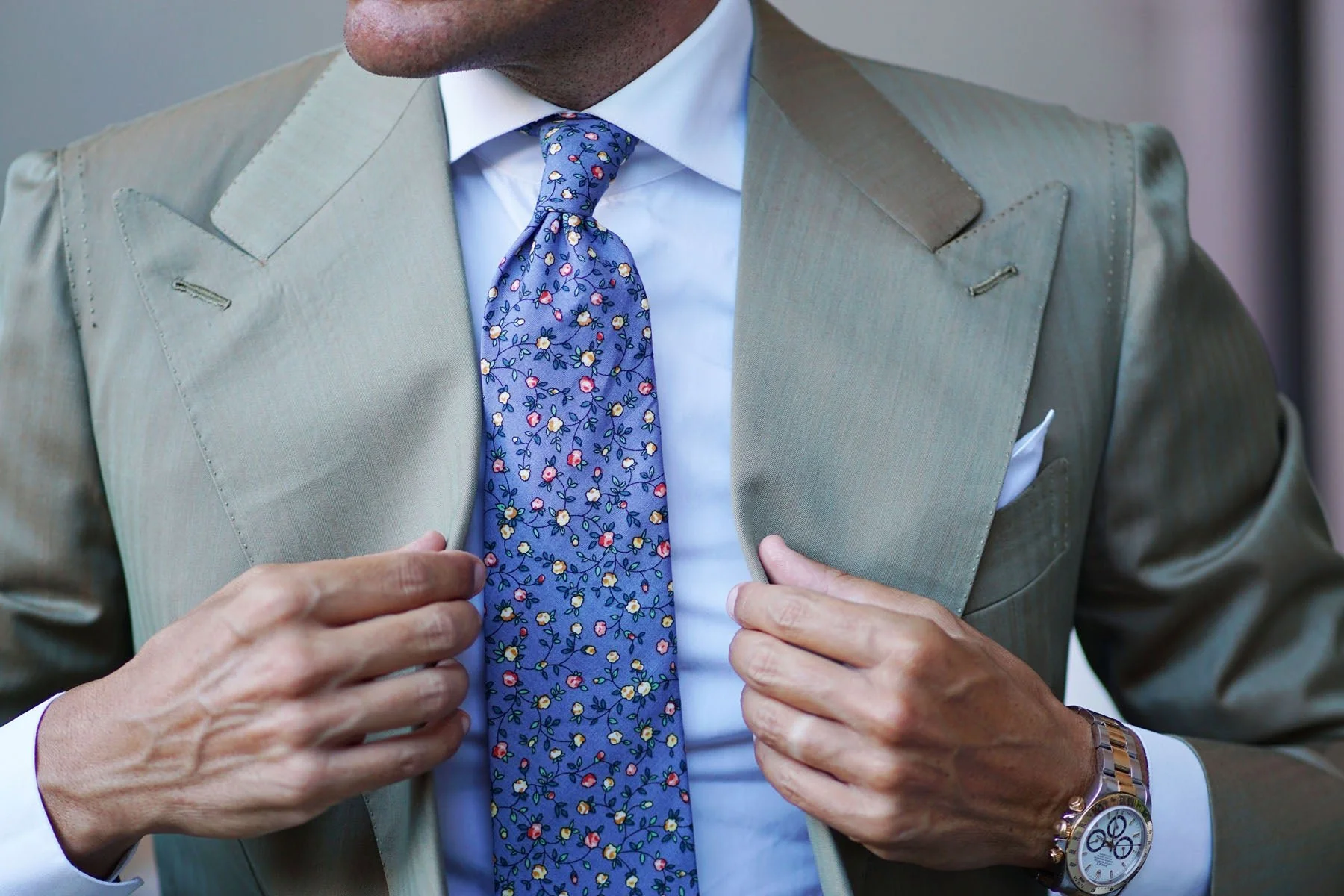 Dantesco Museo Floral Necktie - Image 11