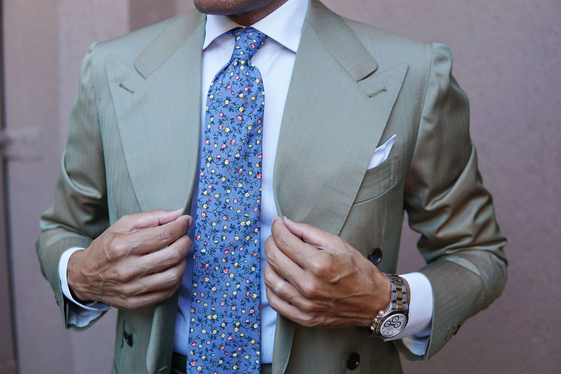 Dantesco Museo Floral Necktie - Image 16