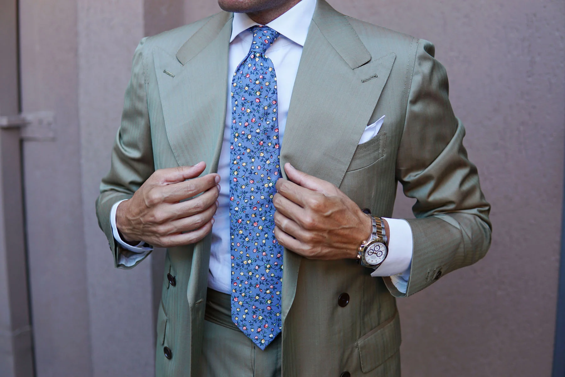 Dantesco Museo Floral Necktie - Image 20