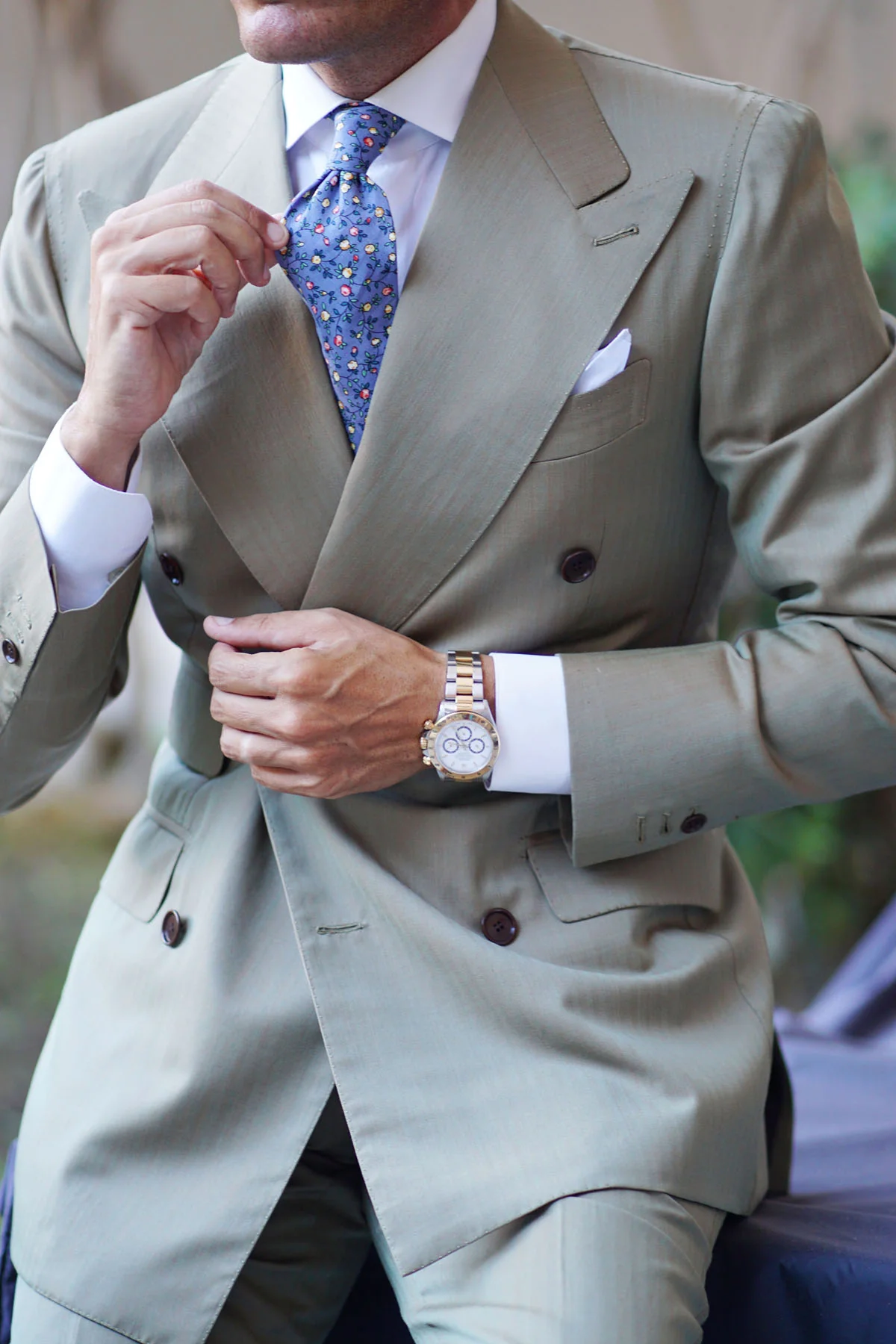Dantesco Museo Floral Necktie - Image 23