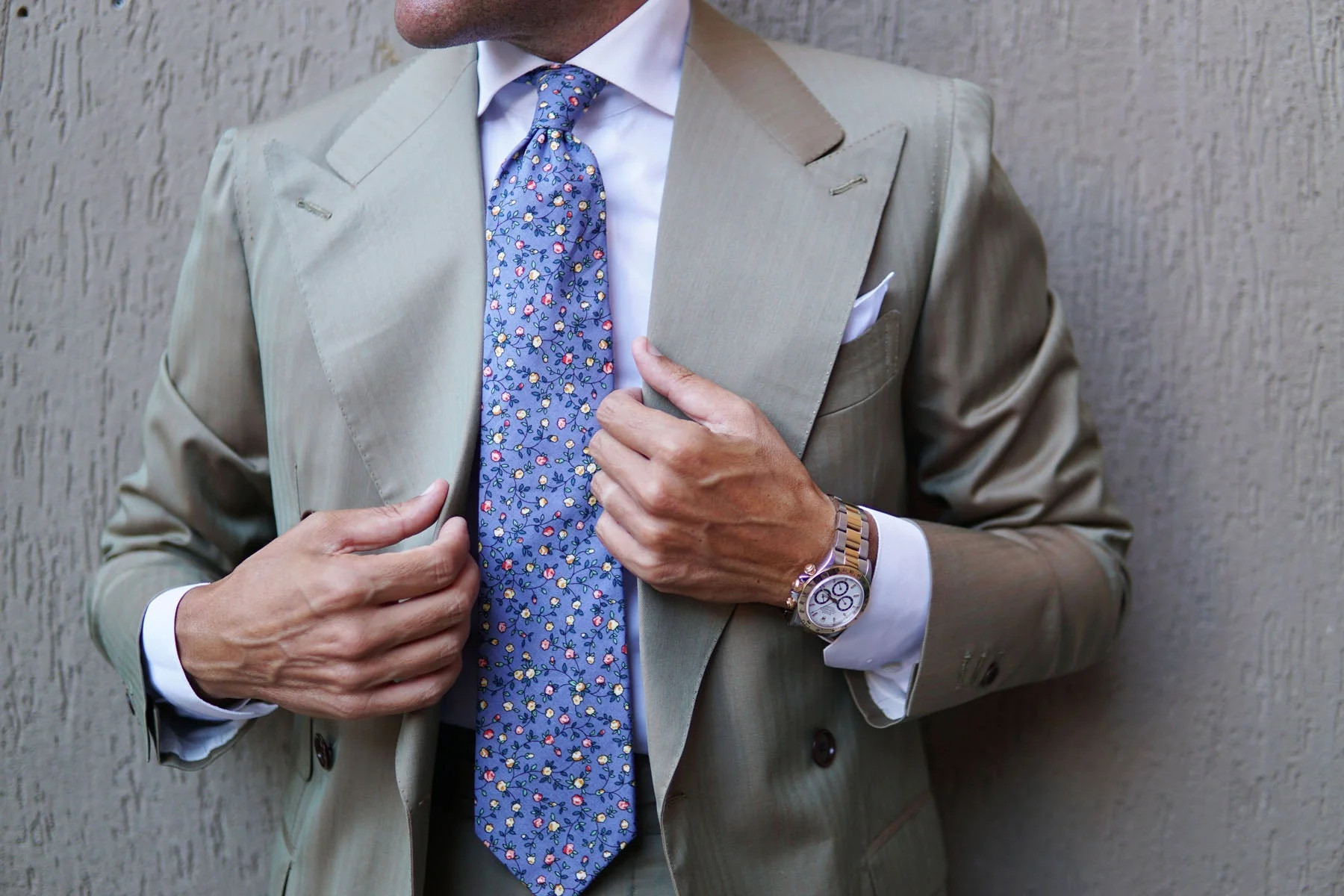 Dantesco Museo Floral Necktie - Image 24