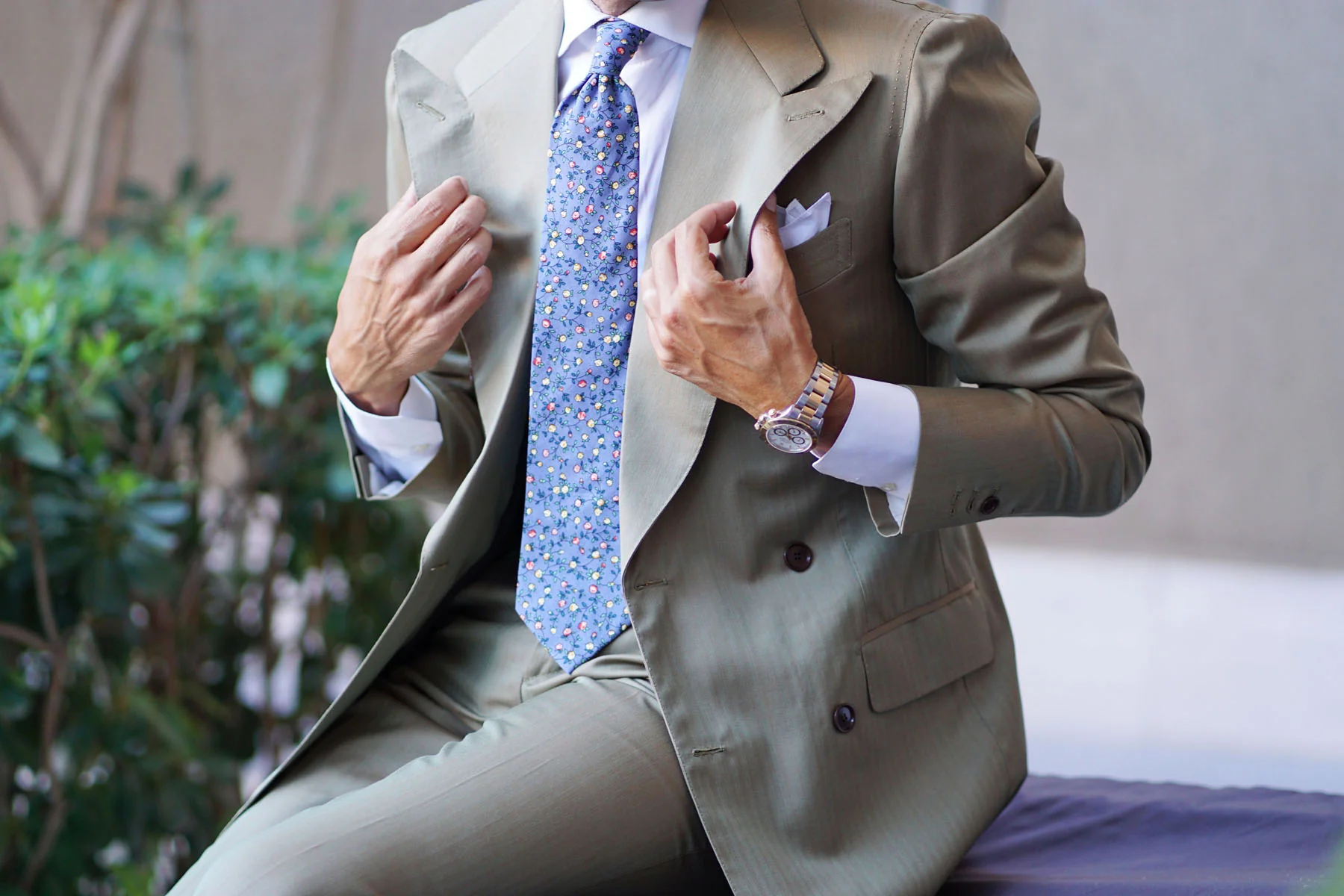 Dantesco Museo Floral Necktie - Image 6