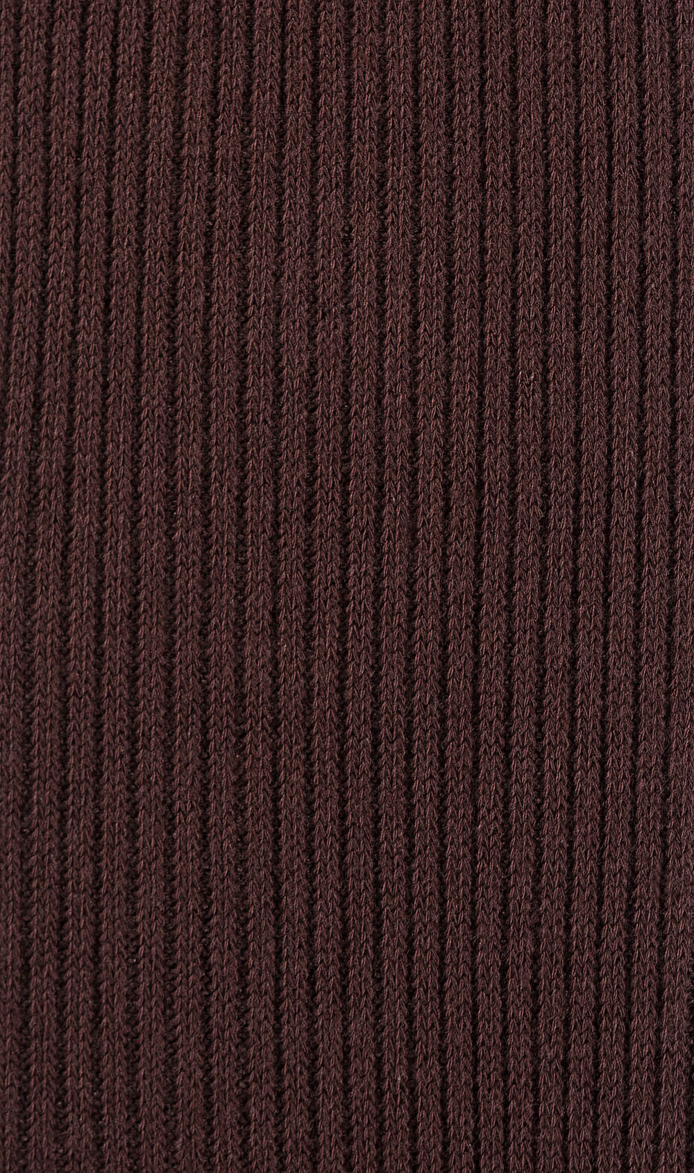 Dark Coffee Brown Ribbed Socks - Image 2