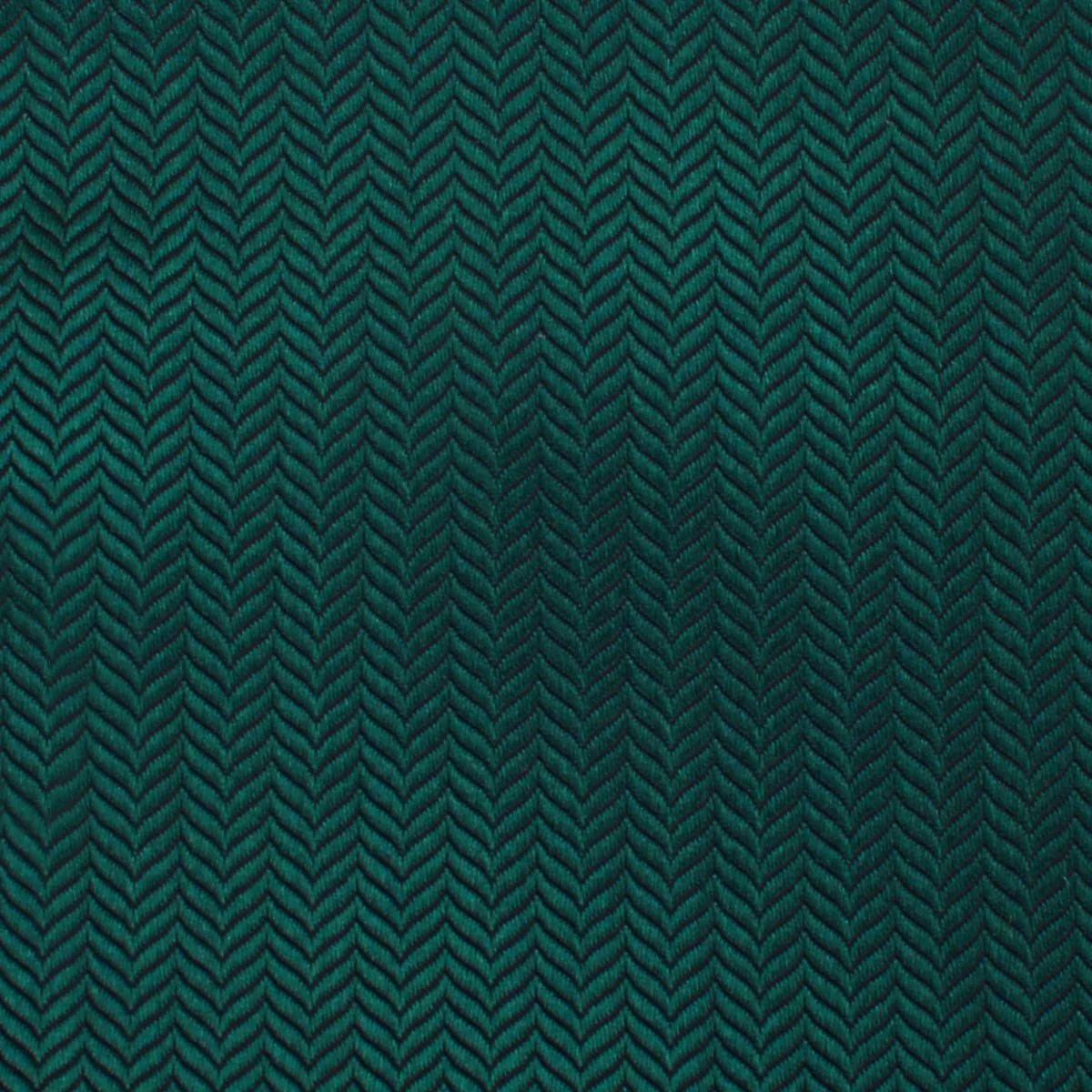 Dark Green Herringbone Necktie - Image 3