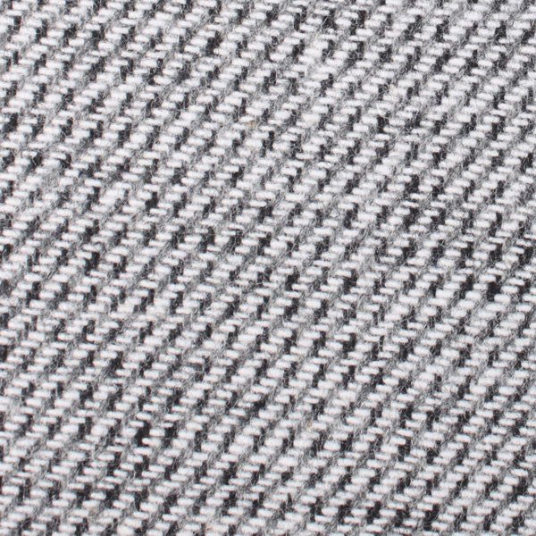 Dark Grey Tweed Linen Self Tie Bow Tie - Image 5
