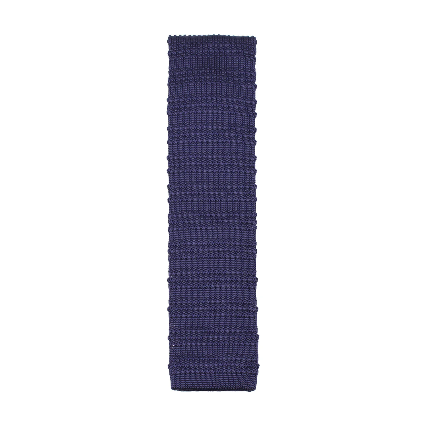 Dark Purple Knitted Tie - Image 7