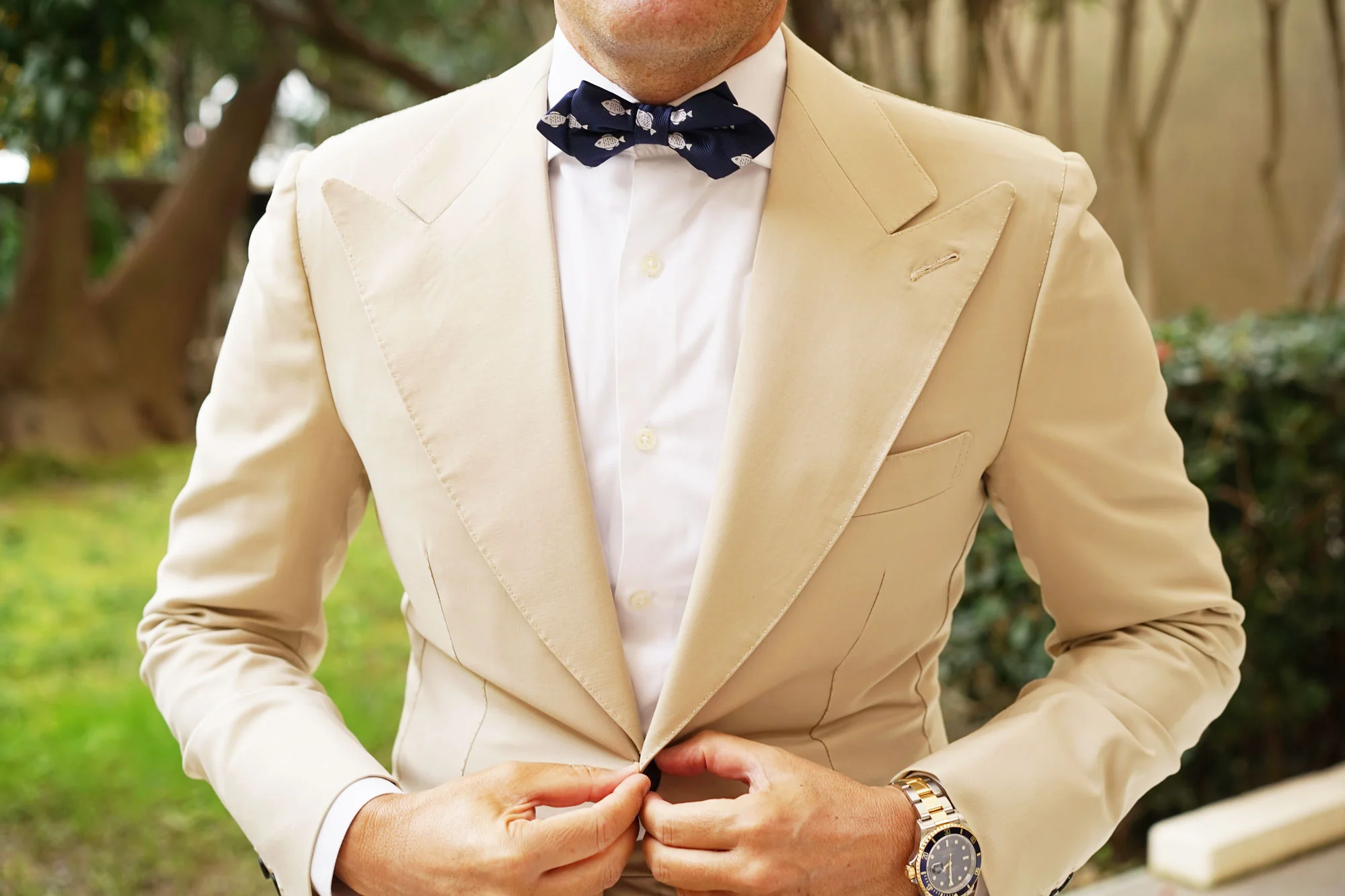 Deep Sea Fish Diamond Bow Tie - Image 6