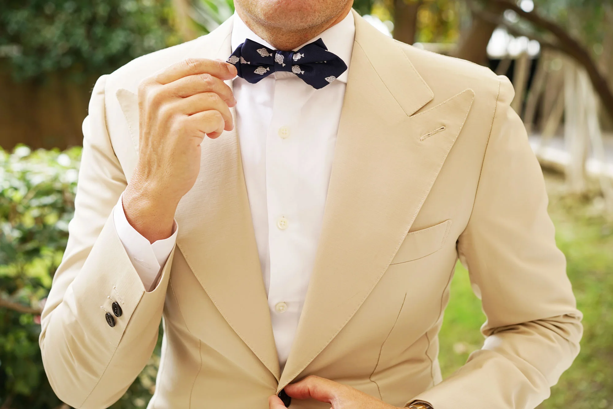 Deep Sea Fish Diamond Bow Tie - Image 7