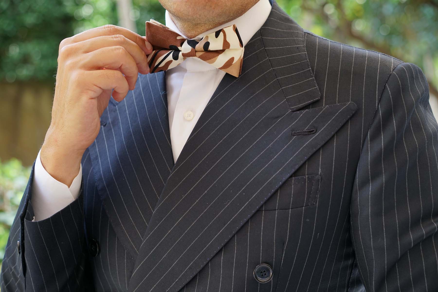 Desert Sand Camouflage Bow Tie - Image 6