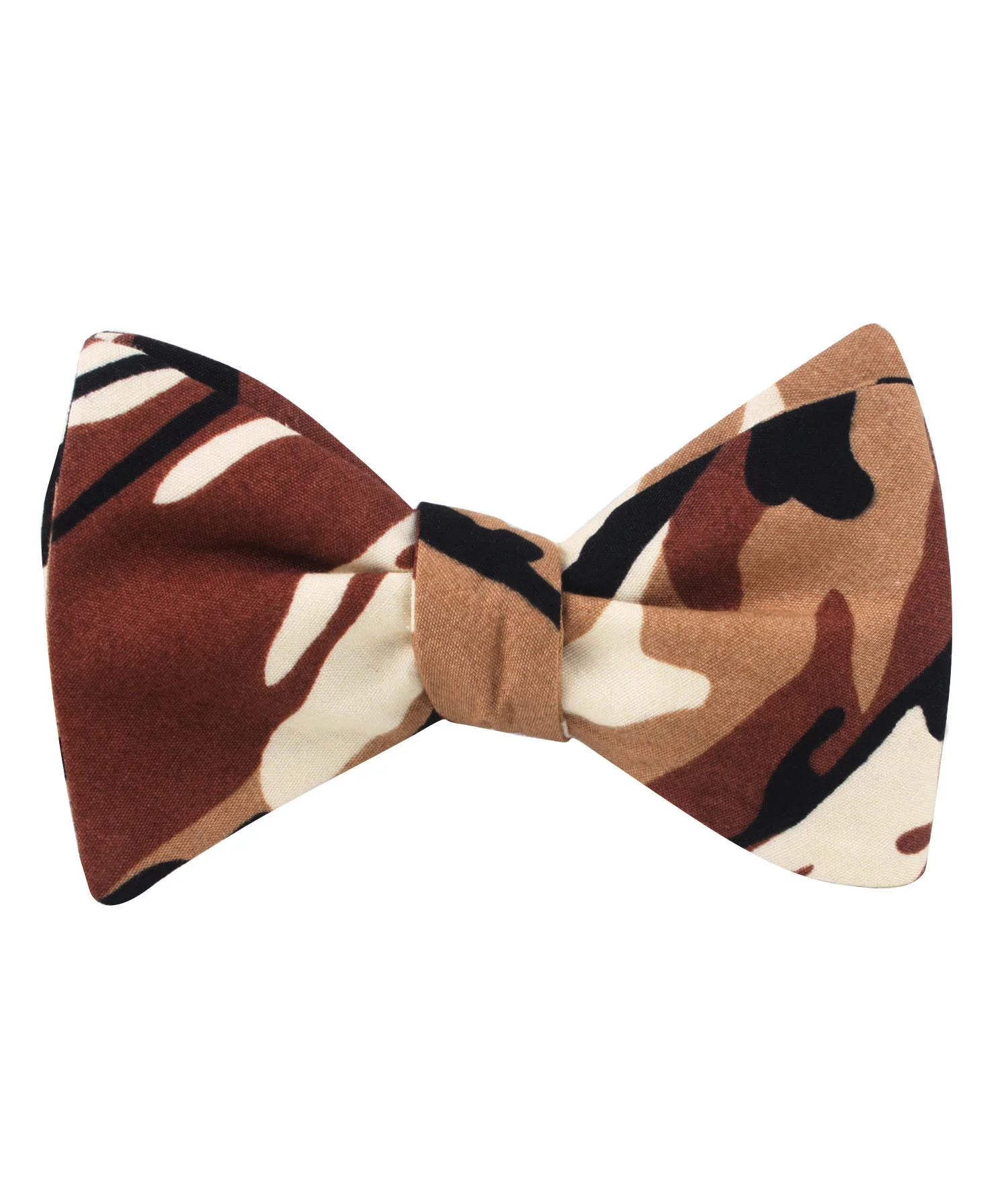 Desert Sand Camouflage Self Bow Tie - Image 2