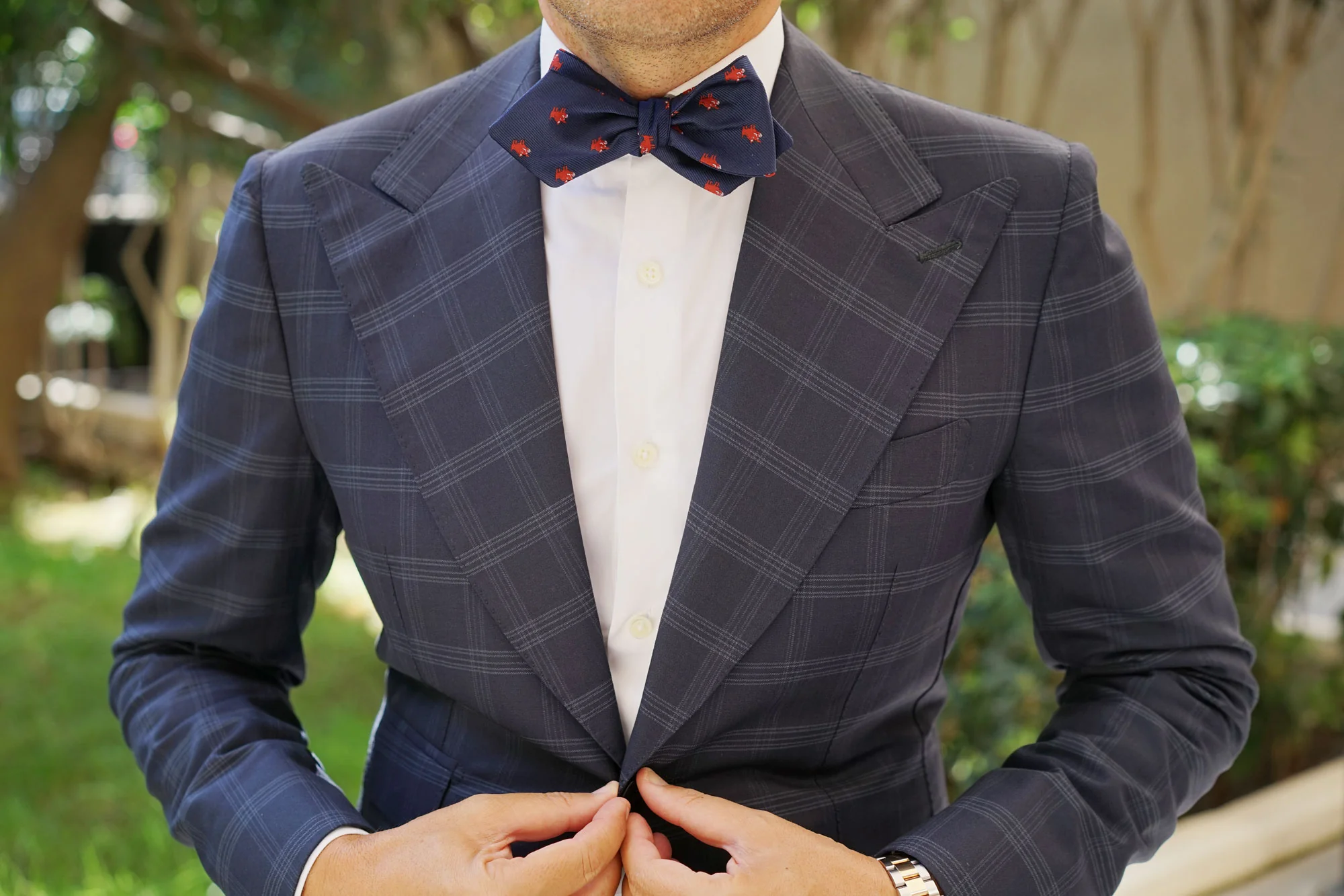 Desert Warthog Diamond Self Bow Tie - Image 4