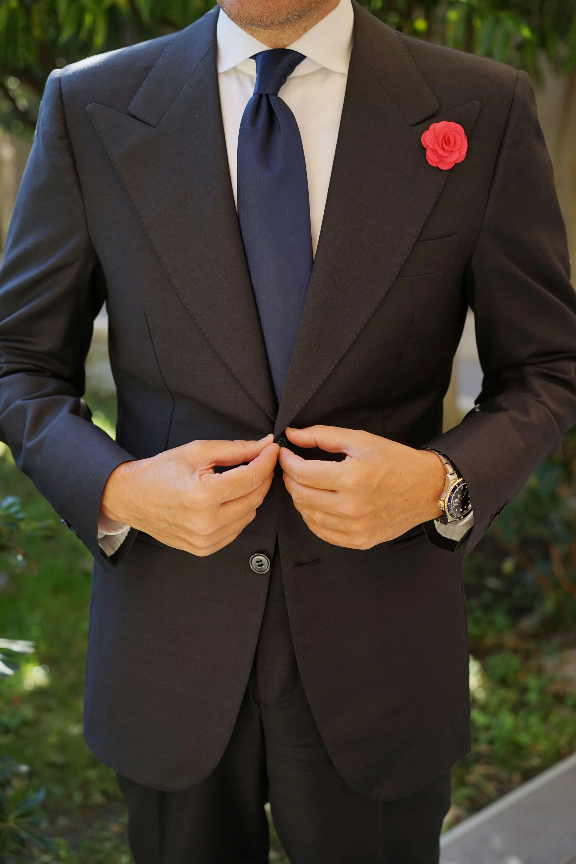 Diablo Pink Lapel Flower - Image 6
