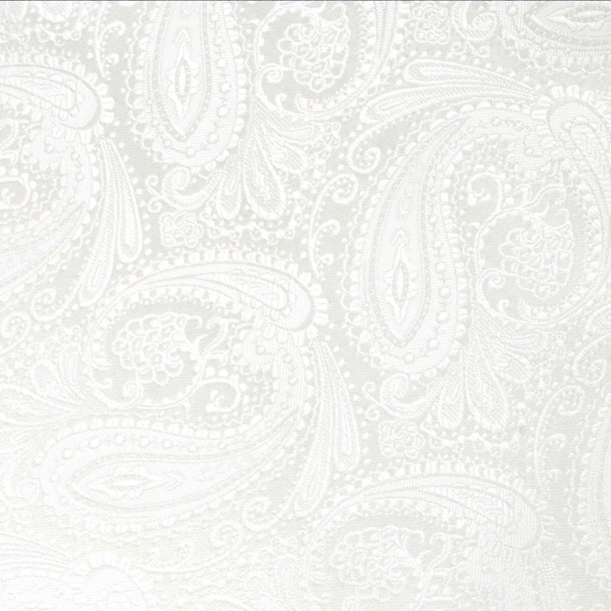 Diamond White Teardrop Paisley Skinny Tie - Image 3