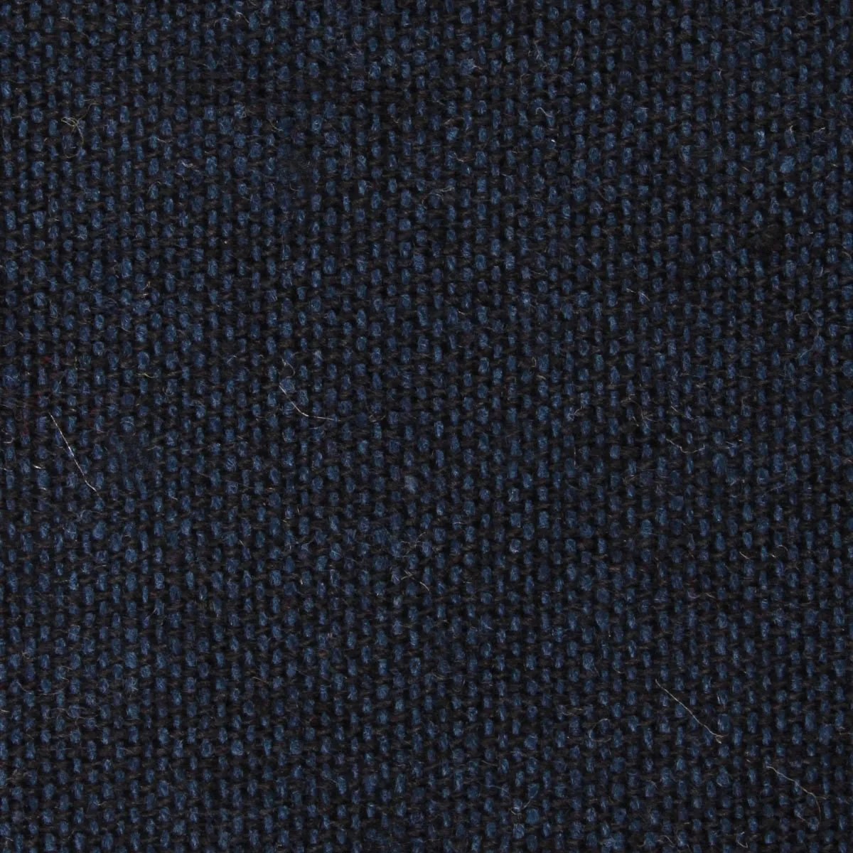 Don Quixote Navy Textured Linen Self Bow Tie - Image 3