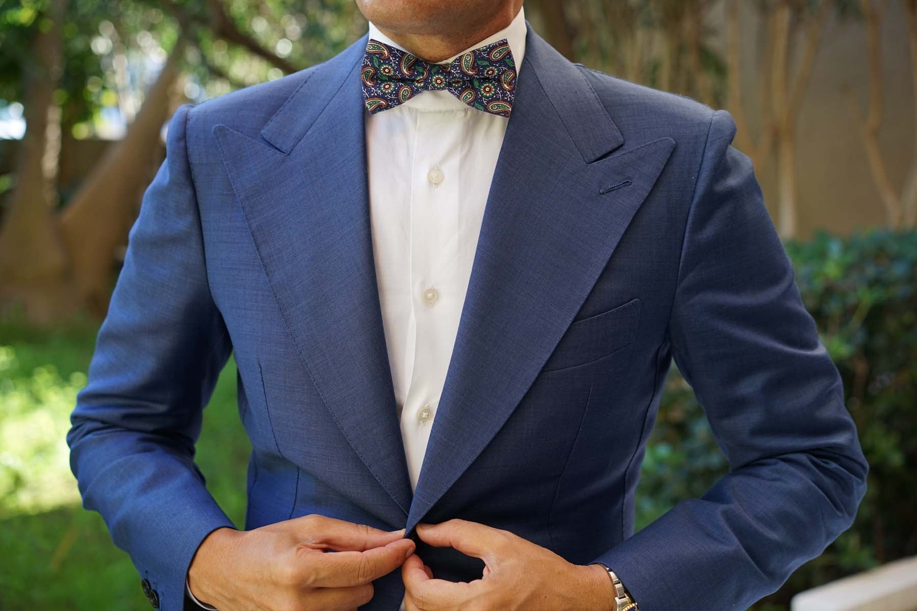 Dora Riparia Paisley Bow Tie - Image 6